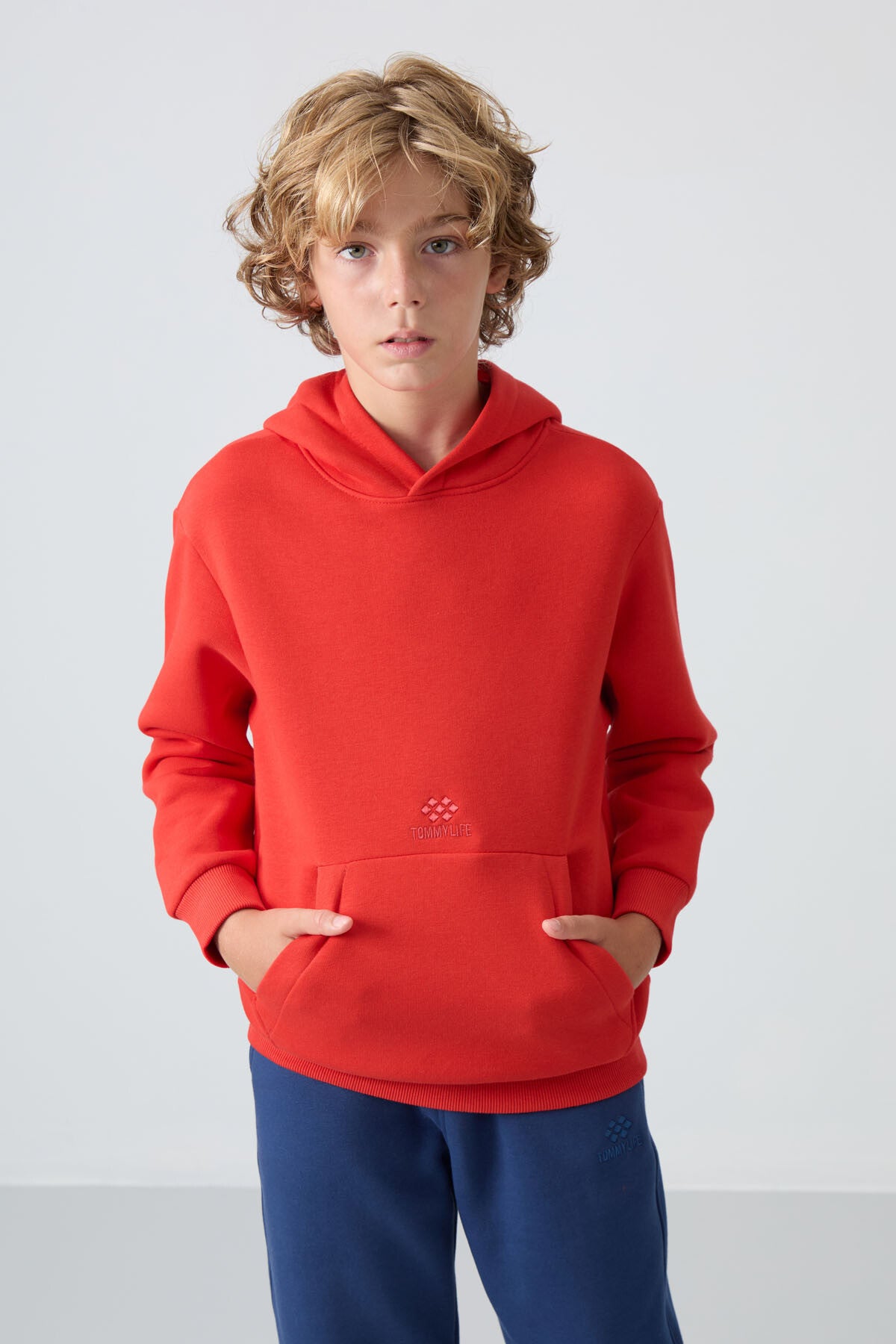 Fiesta Pamuklu Kalın İçi Tüylü Yumuşak Dokulu Standart Fit Baskılı Erkek Çocuk Sweatshirt - 11215