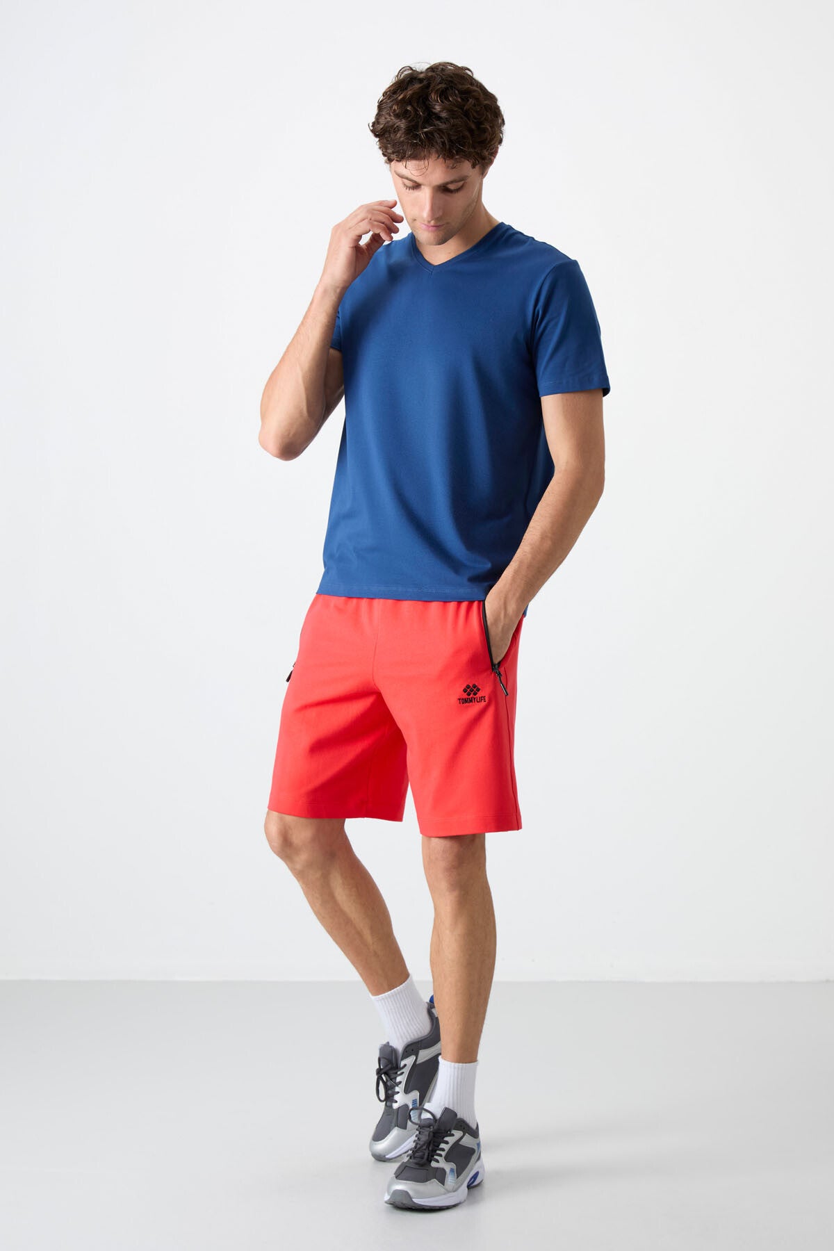 Fiesta Men's Shorts with Hidden Zipper, Back Pockets, Drawstring, Standard Fit - 81136