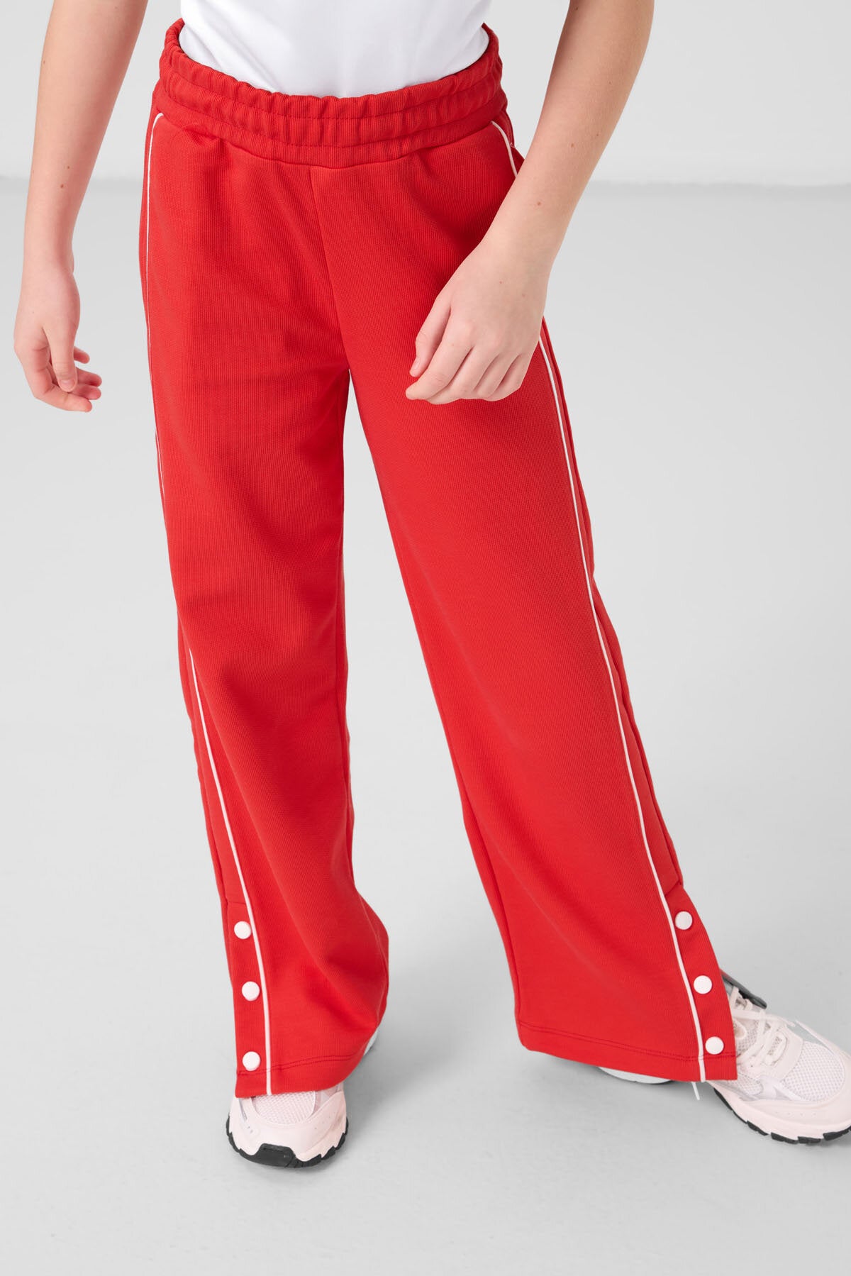 Fiesta Geniş Paça Çıt Çıt Detaylı Kız Çocuk Palazzo Pantolon - 75199