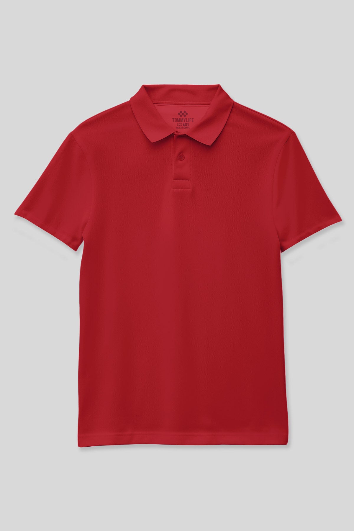 Fiesta Polo Yaka Standart Fit Basic Unisex Çocuk T-Shirt - 11330