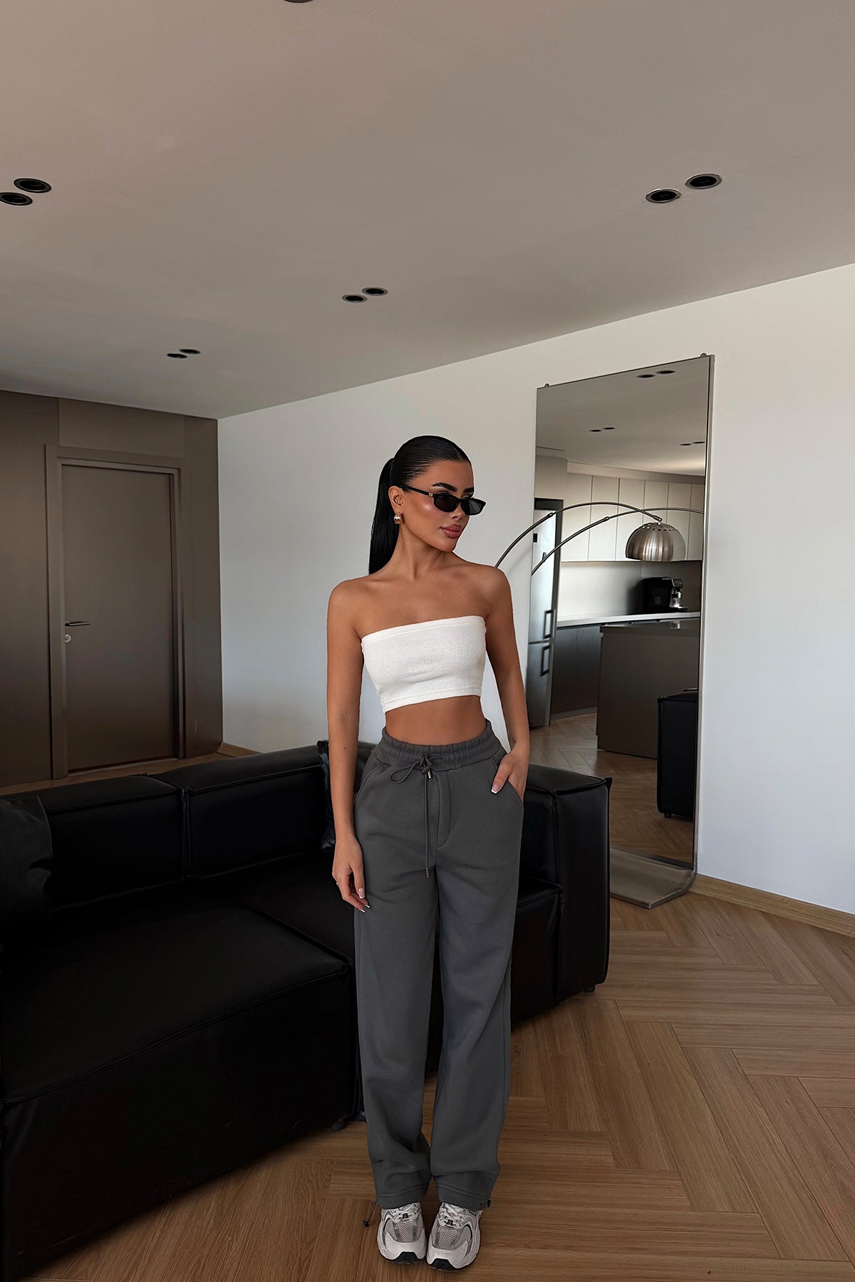 Füme Bağlamalı Eşofman ATE-4890