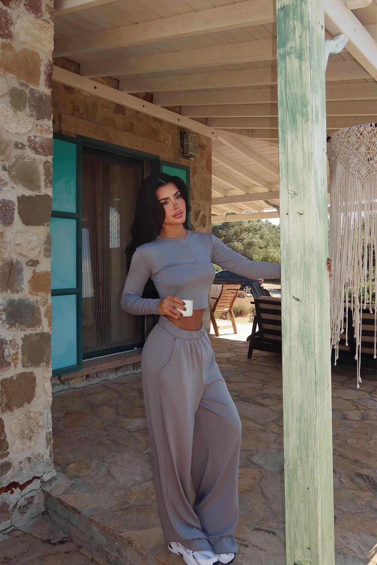 Füme Rapha Alt Üst Takım ATE-3644