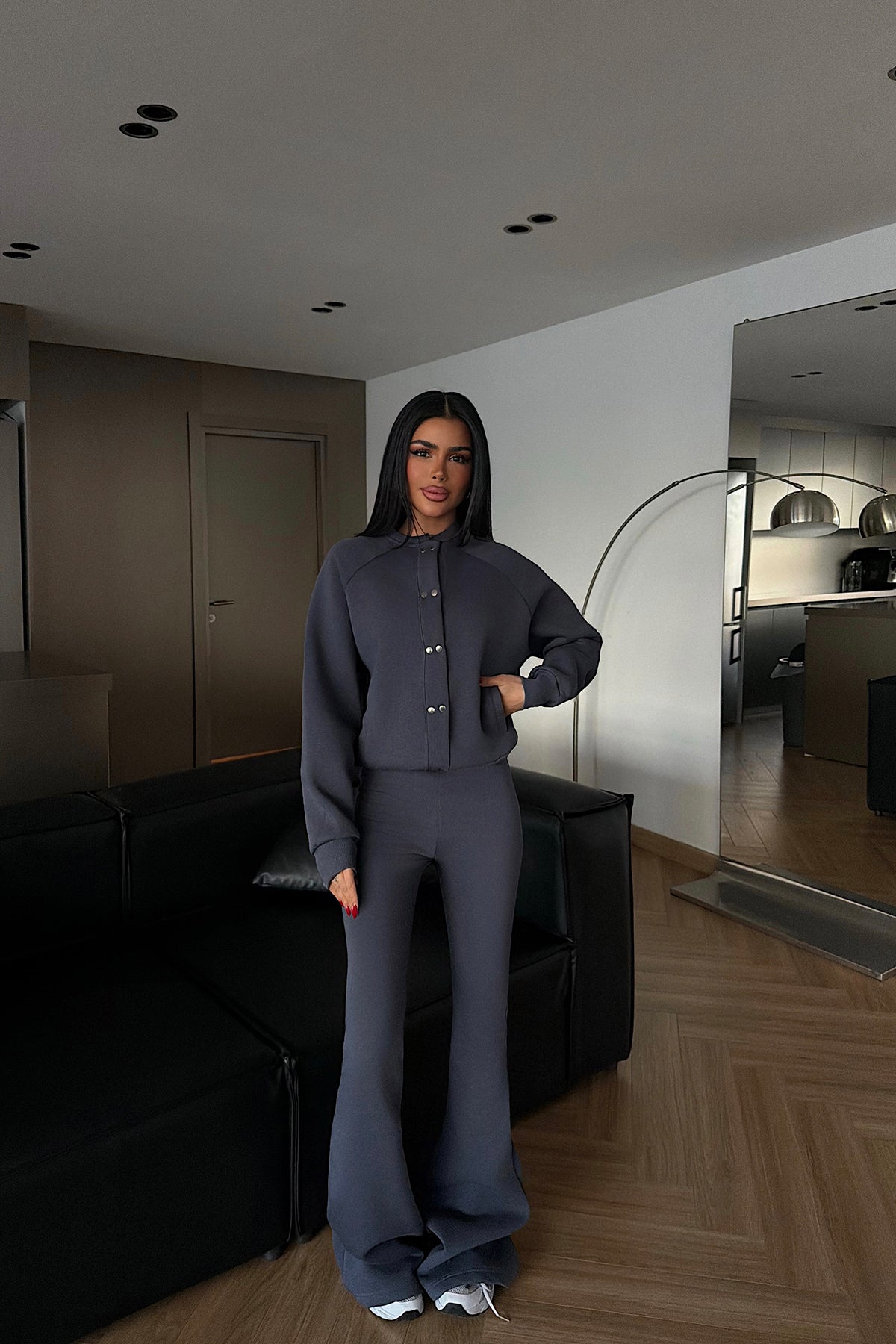 Füme Perdita Eşofman Takımı ATE-4288