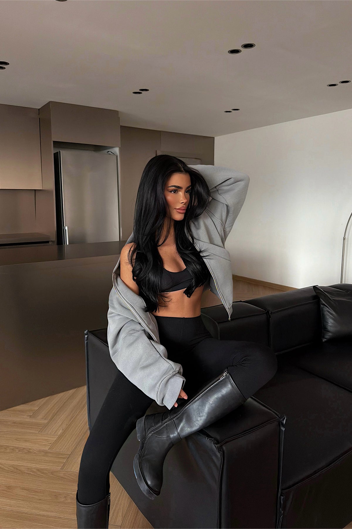 Füme Madisyn Hırka ATE-2366