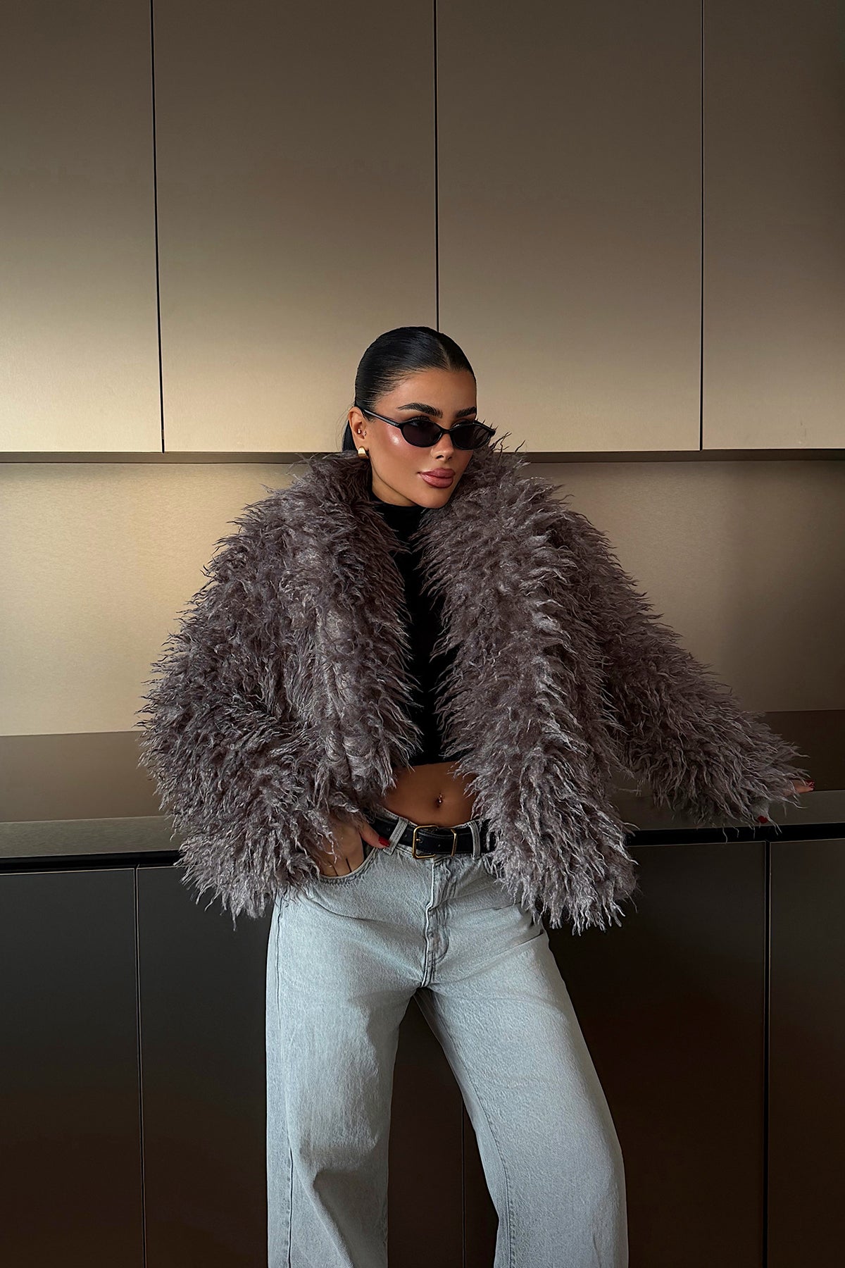 Füme Mayfair Kürk ATE-4317 S