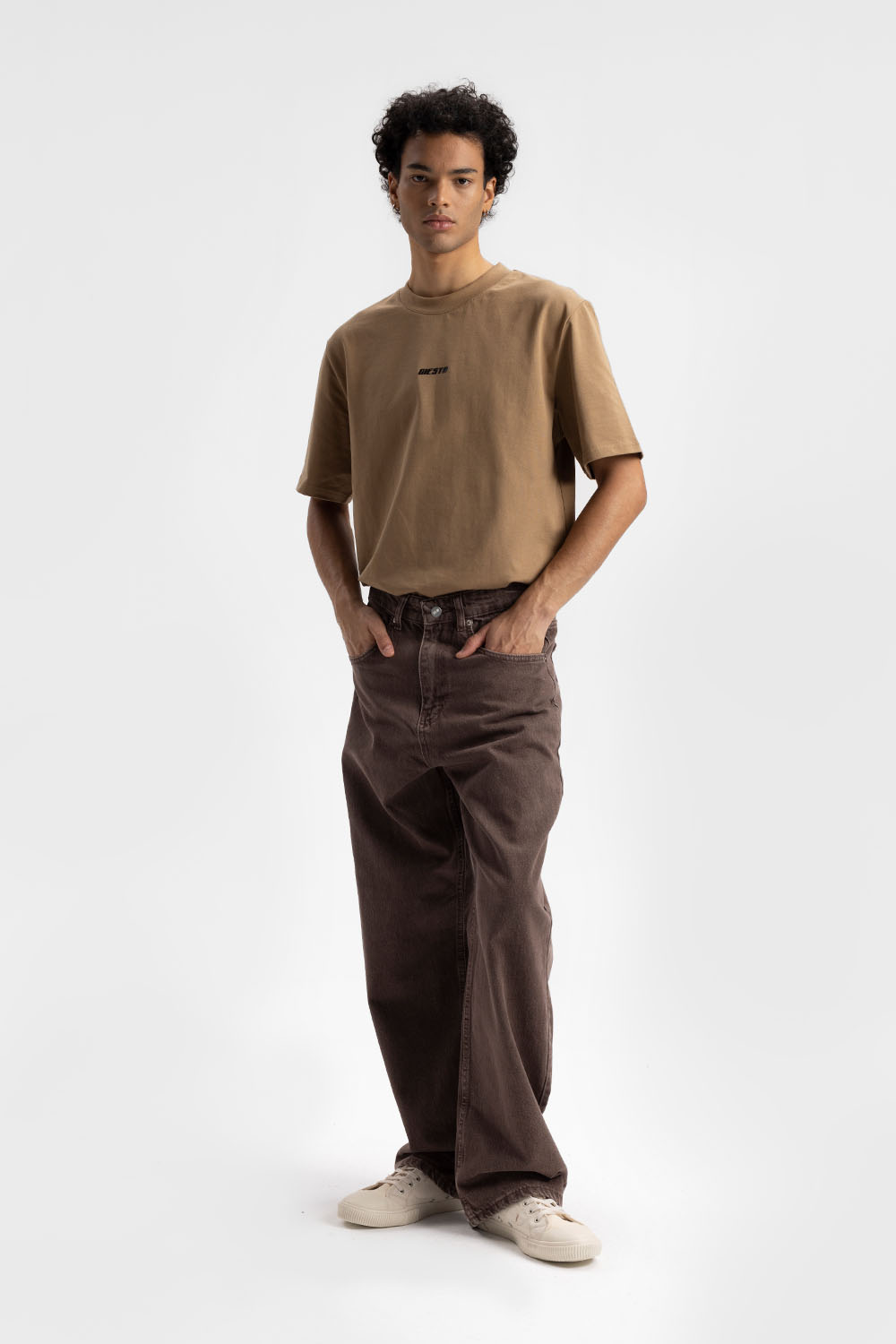 GIESTO RELAXED FIT T-SHIRT - TABA S