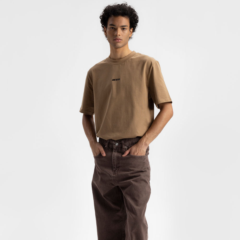 GIESTO RELAXED FIT T-SHIRT - TABA L