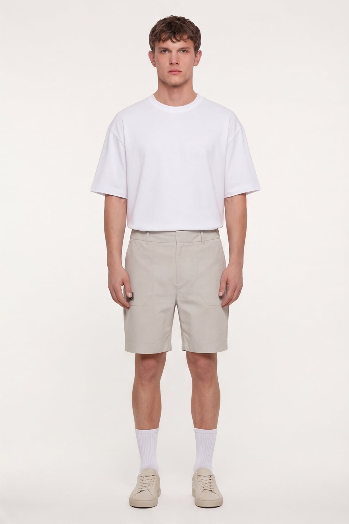 Bej SHORTS
