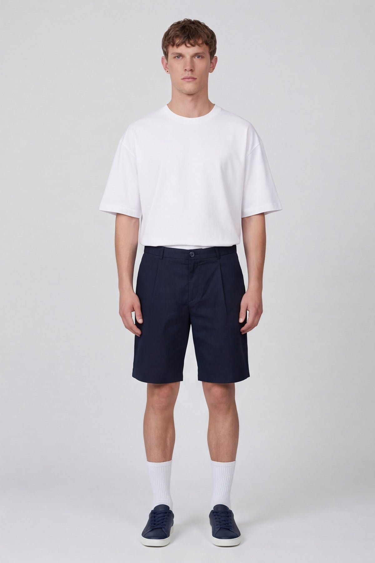 Koyu Lacivert ALONZO - SHORTS