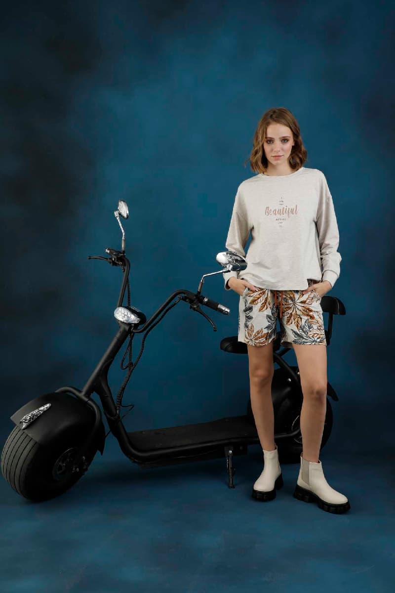 20644 Kadın Şort Takım