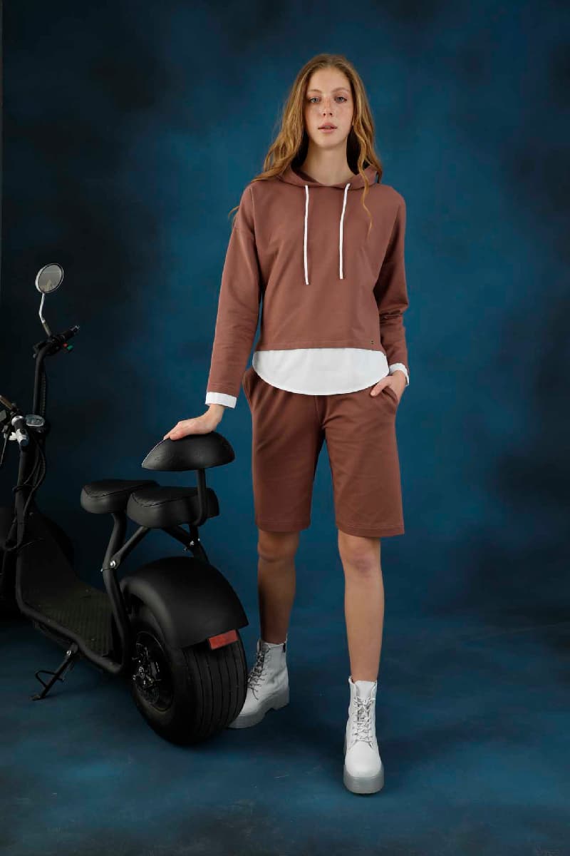 20686 Kadın Şort Takım