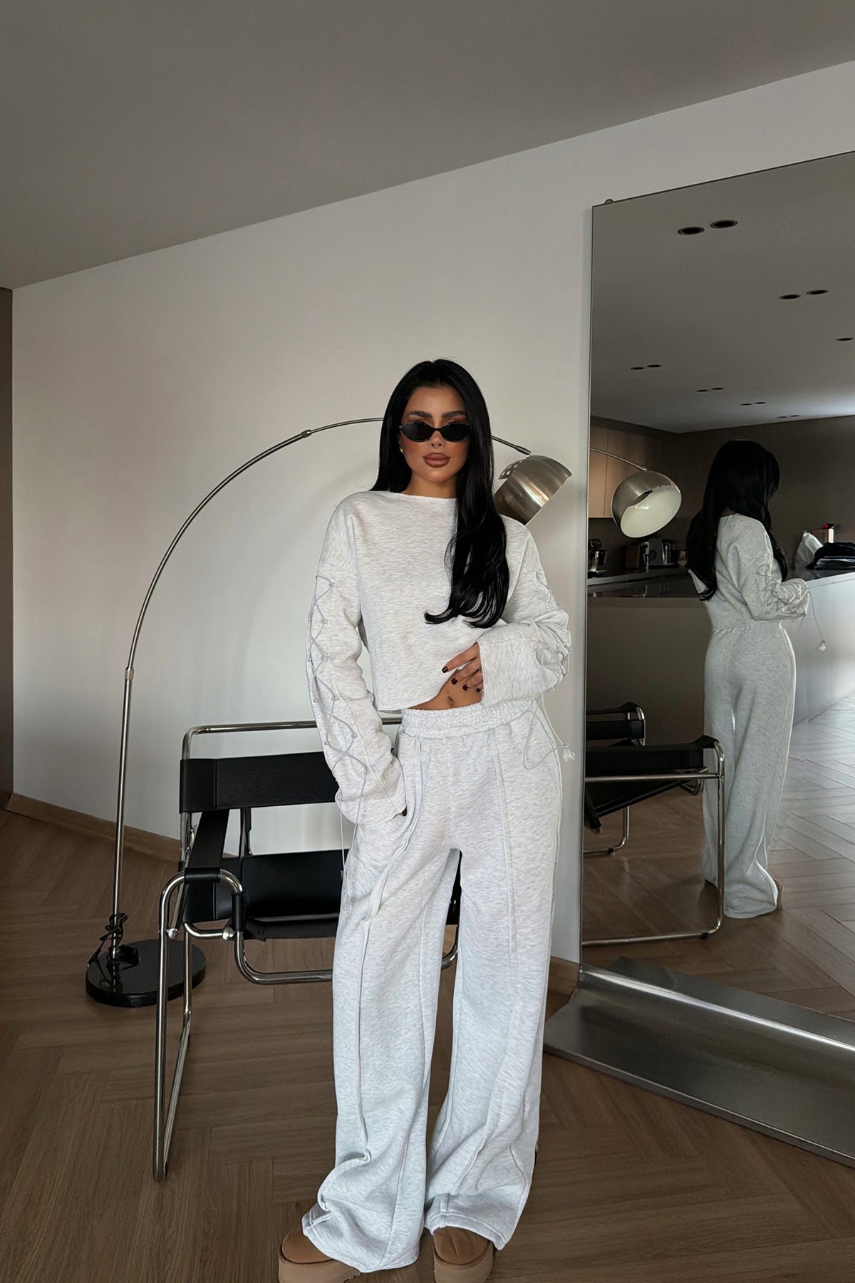 Gri Masego Eşofman Takımı ATE-4091