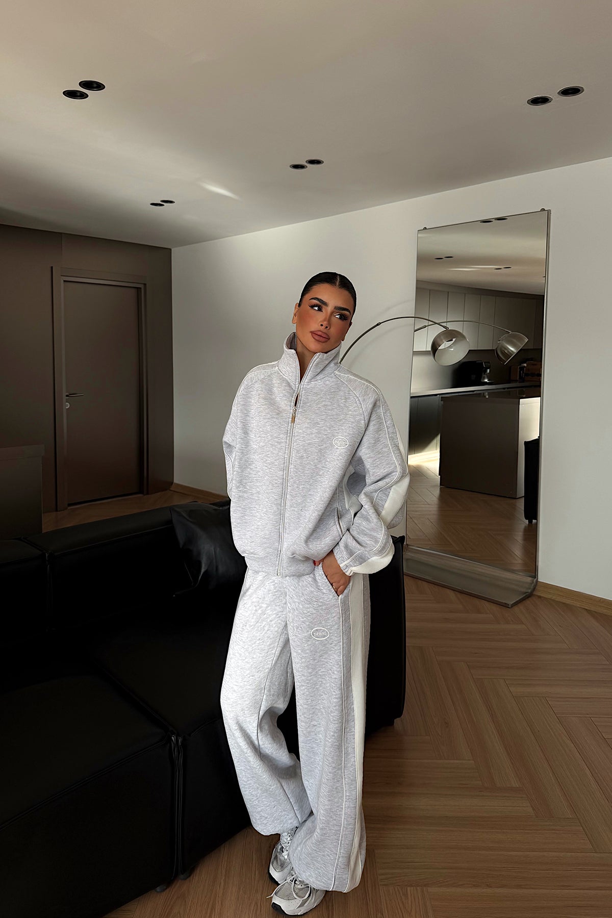 Gri Gionna Eşofman Takımı ATE-4351