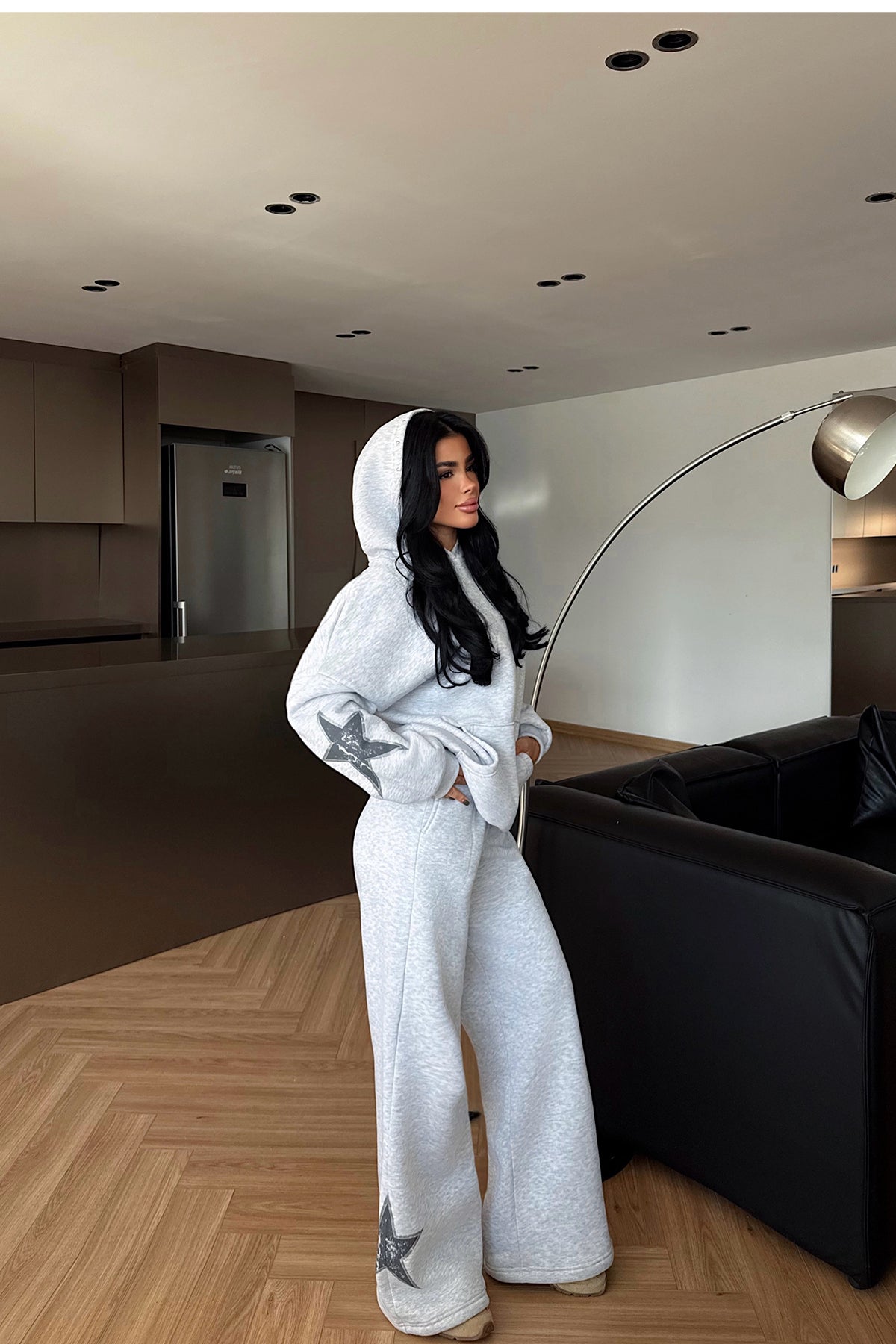 Gri Stars Eşofman Takım ATE-3730