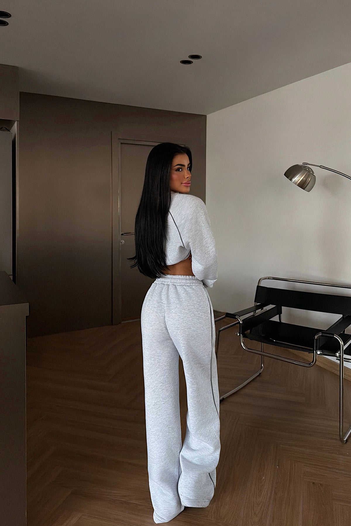 Gri Breathe Eşofman Takımı ATE-3845