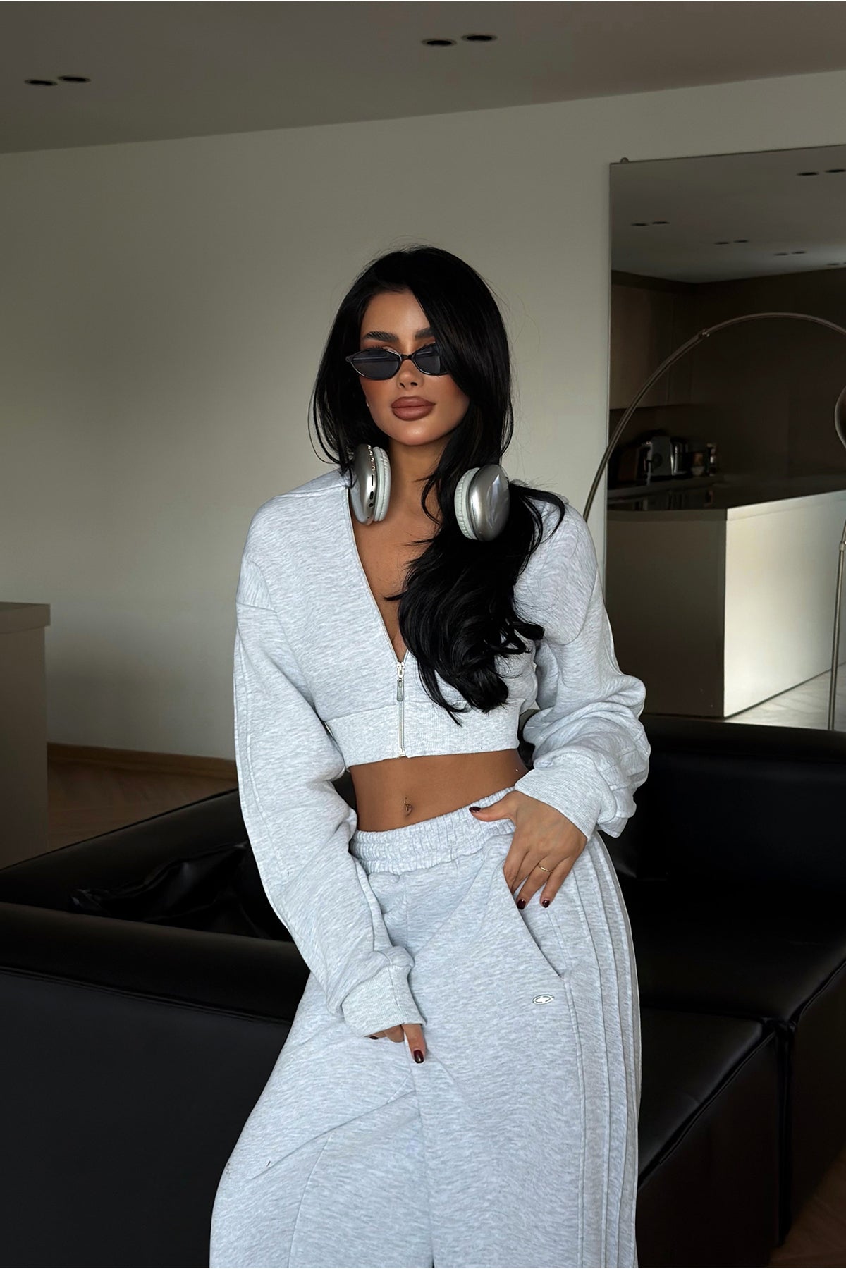 Gri Joshua Eşofman Takımı ATE-4085