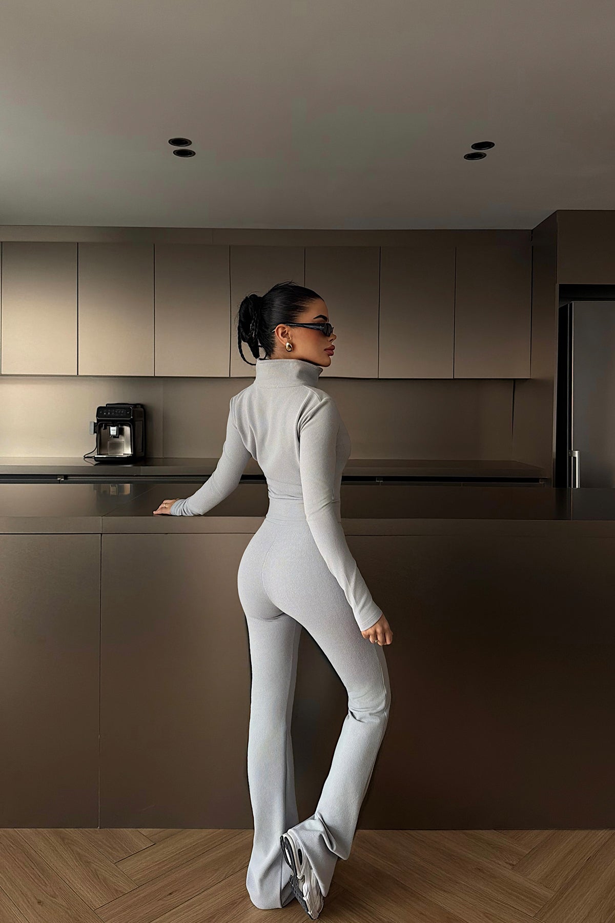 Gri Grisa takım ATE-4184