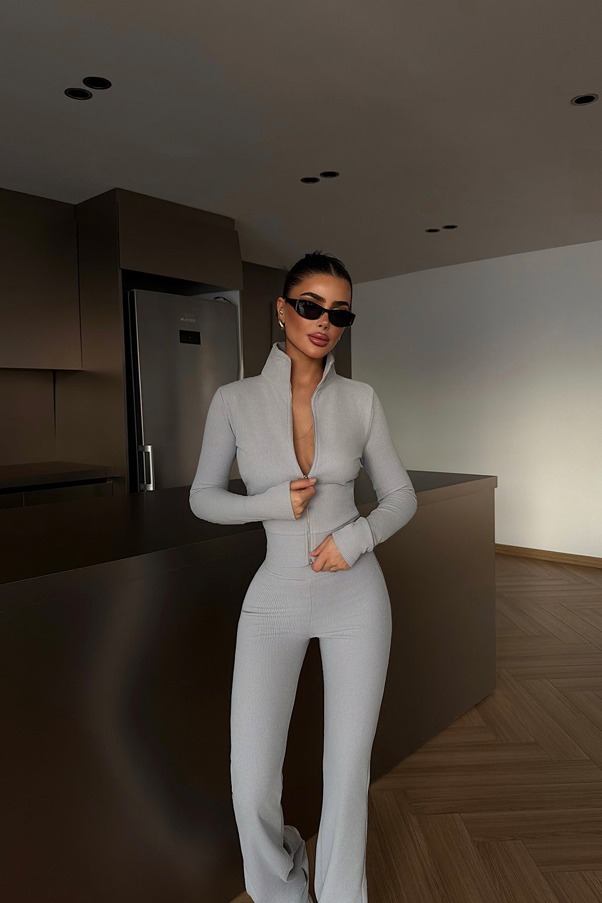 Gri Grisa takım ATE-4184