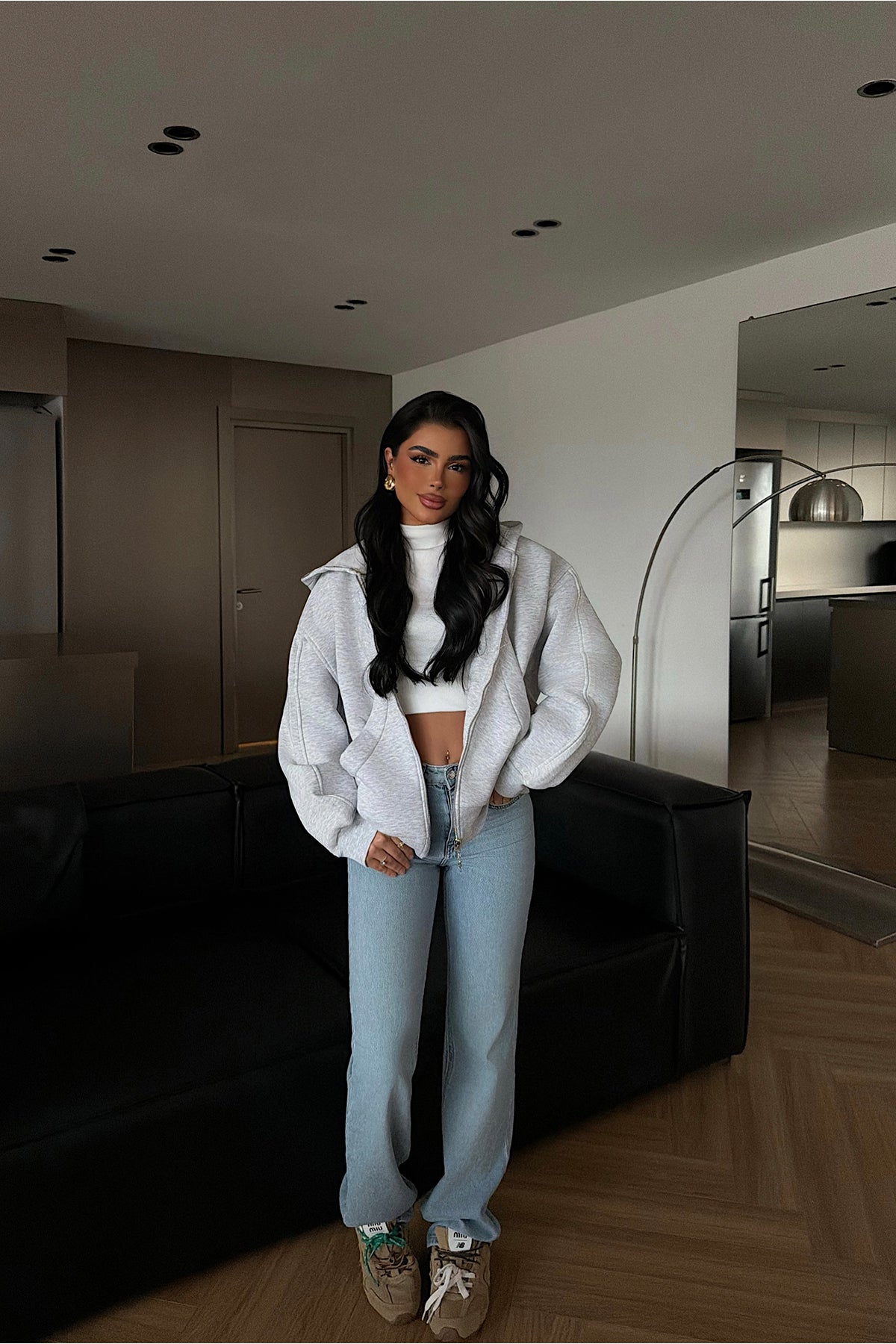 Gri Madisyn Hırka ATE-2368