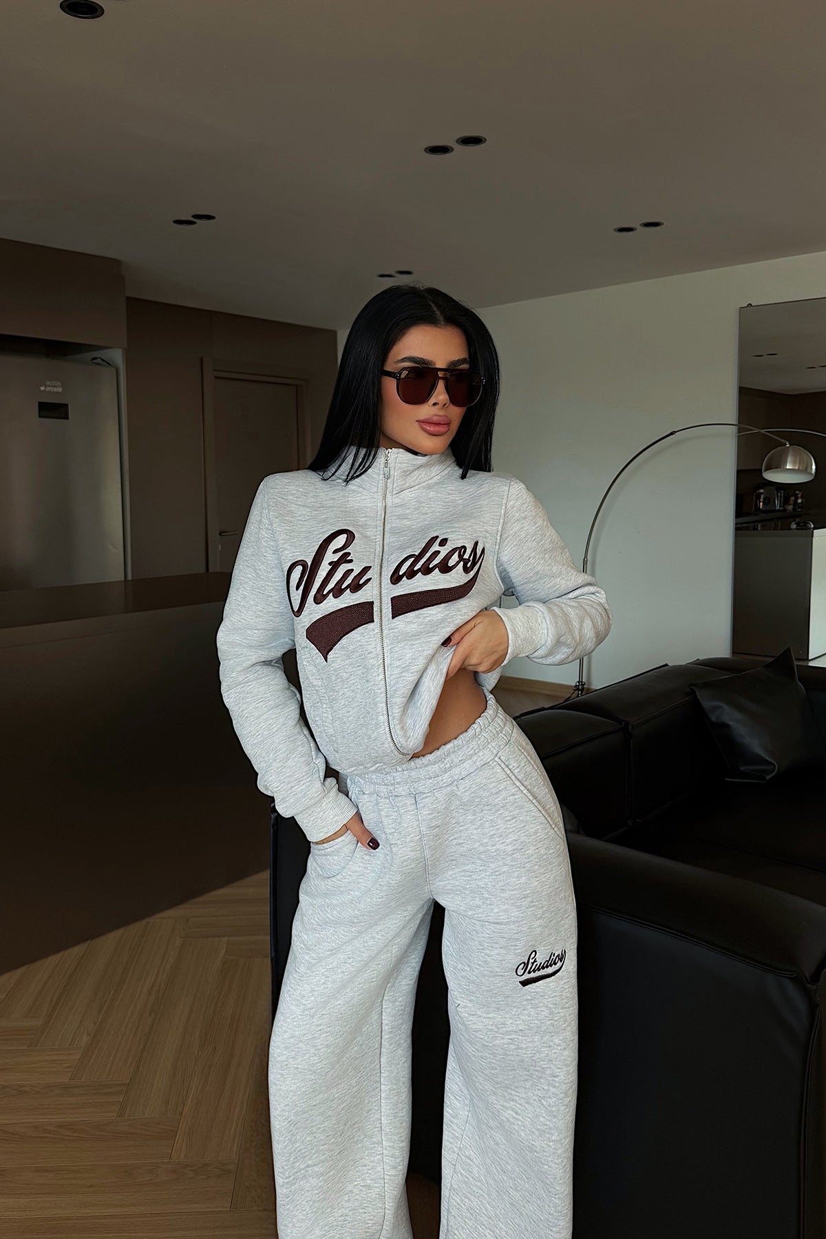 Gri Studioy Eşofman Takım ATE-4177