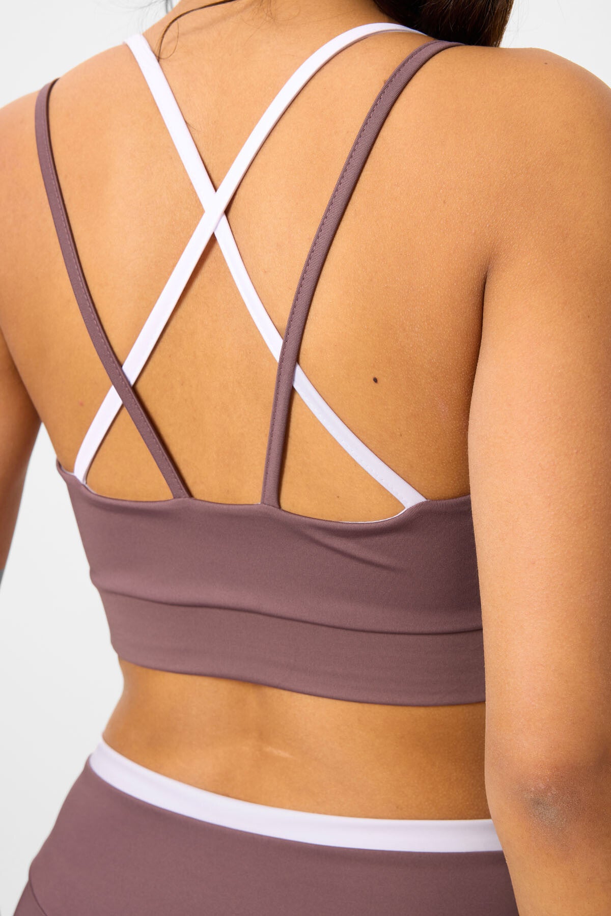 Gül Kurusu Esnek Standart Fit Performans Kadın Tayt Takım - 95333