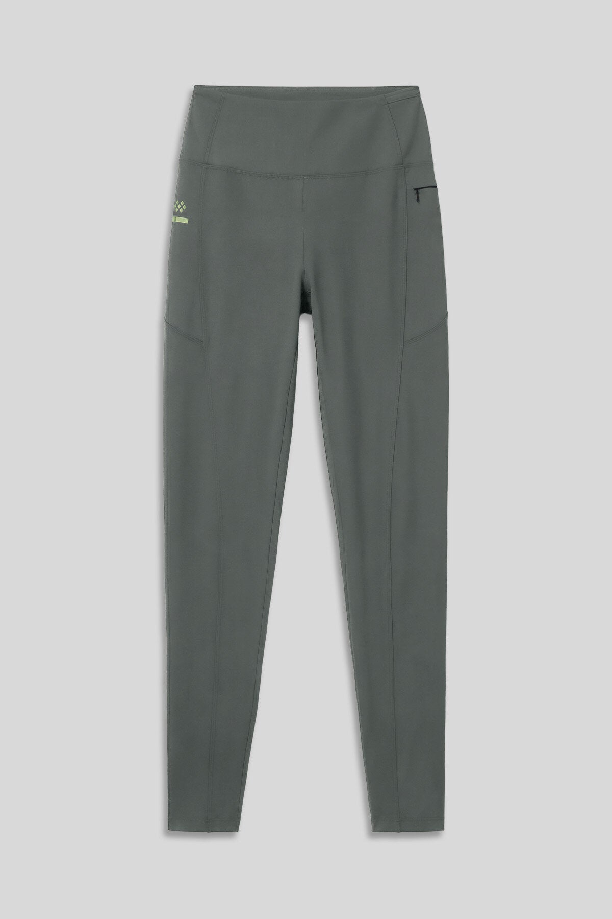 Haki Esnek Standart Fit Performans Kadın Tayt - 94667