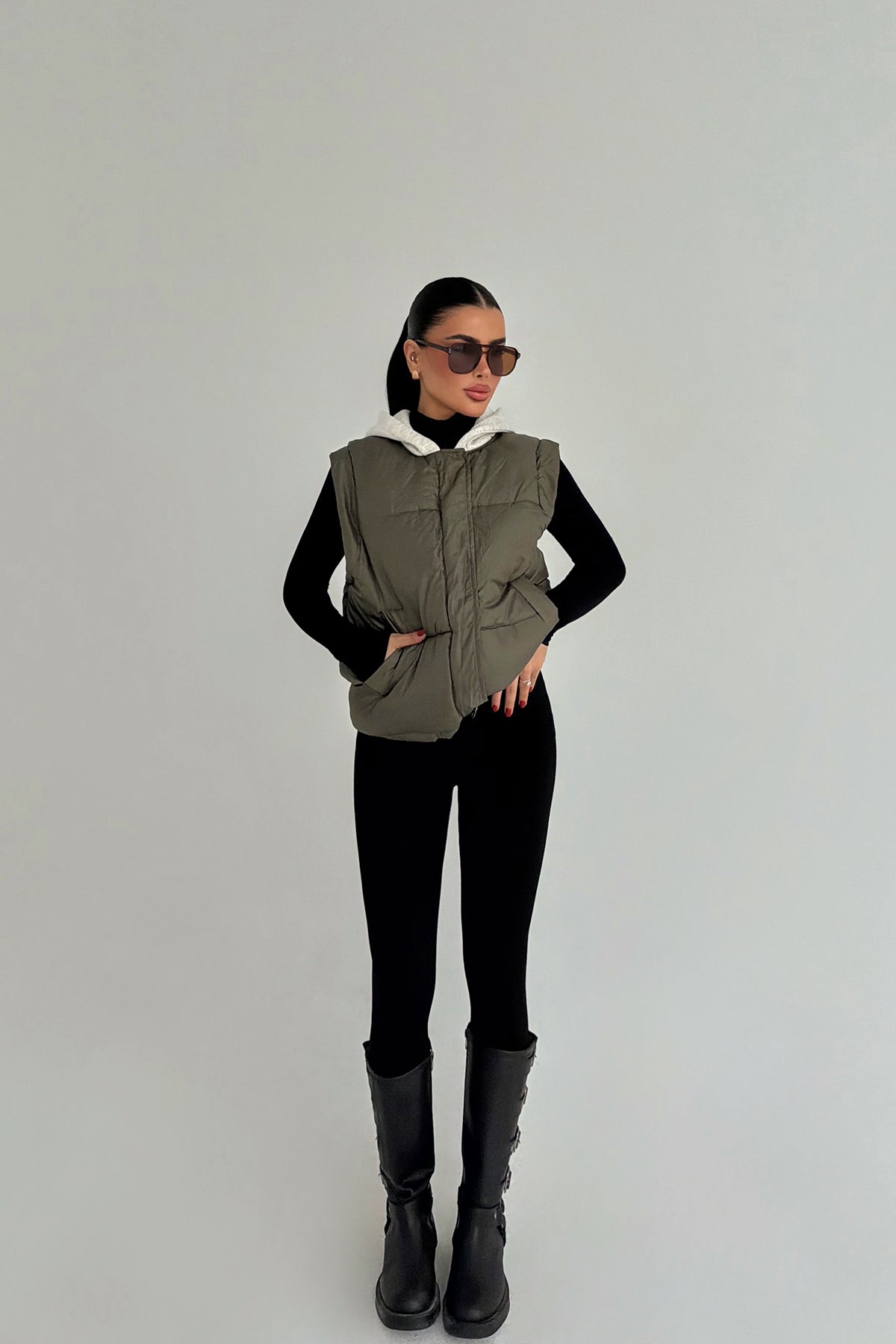 Haki Ralphette şişme yelek ATE-3764