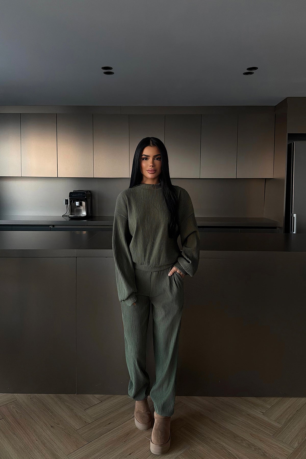 Haki Brimsley Alt Üst Takım ATE-2743