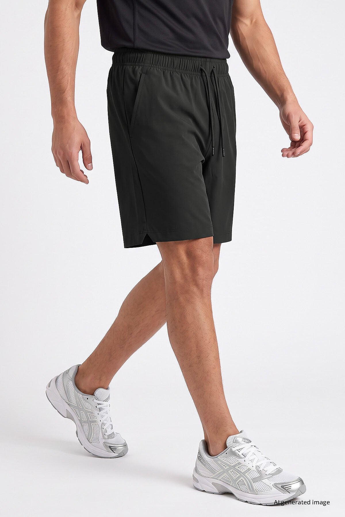 Haki Standart Fit Erkek Performans Şort - 81315