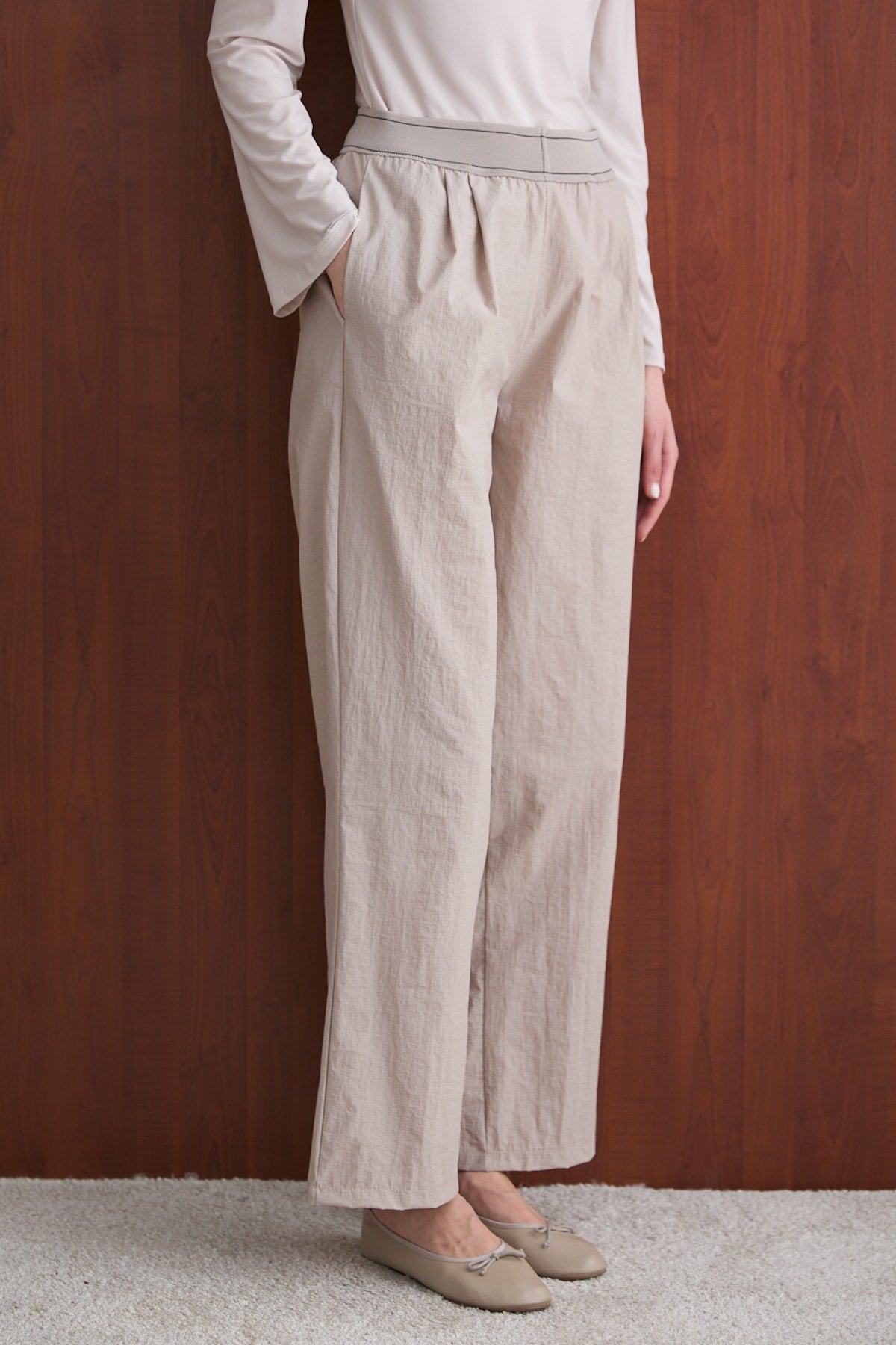 Lastik Detaylı Pantolon 32-2736