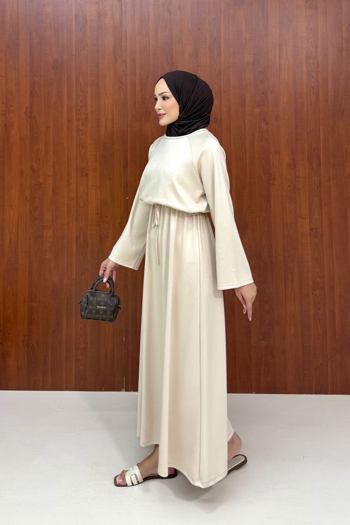 Örme Modal Elbise 68-6600