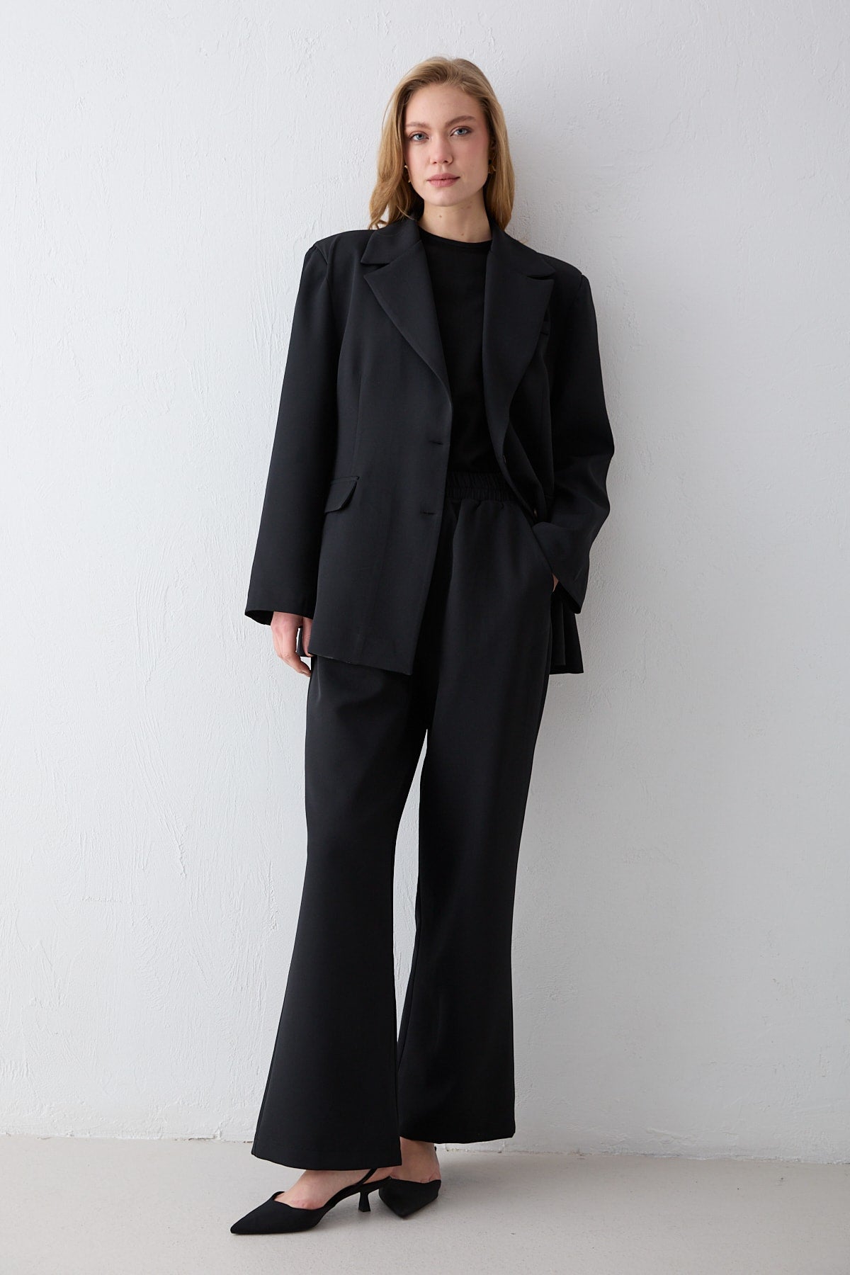 Oversize Ceketli Takım 32-2734