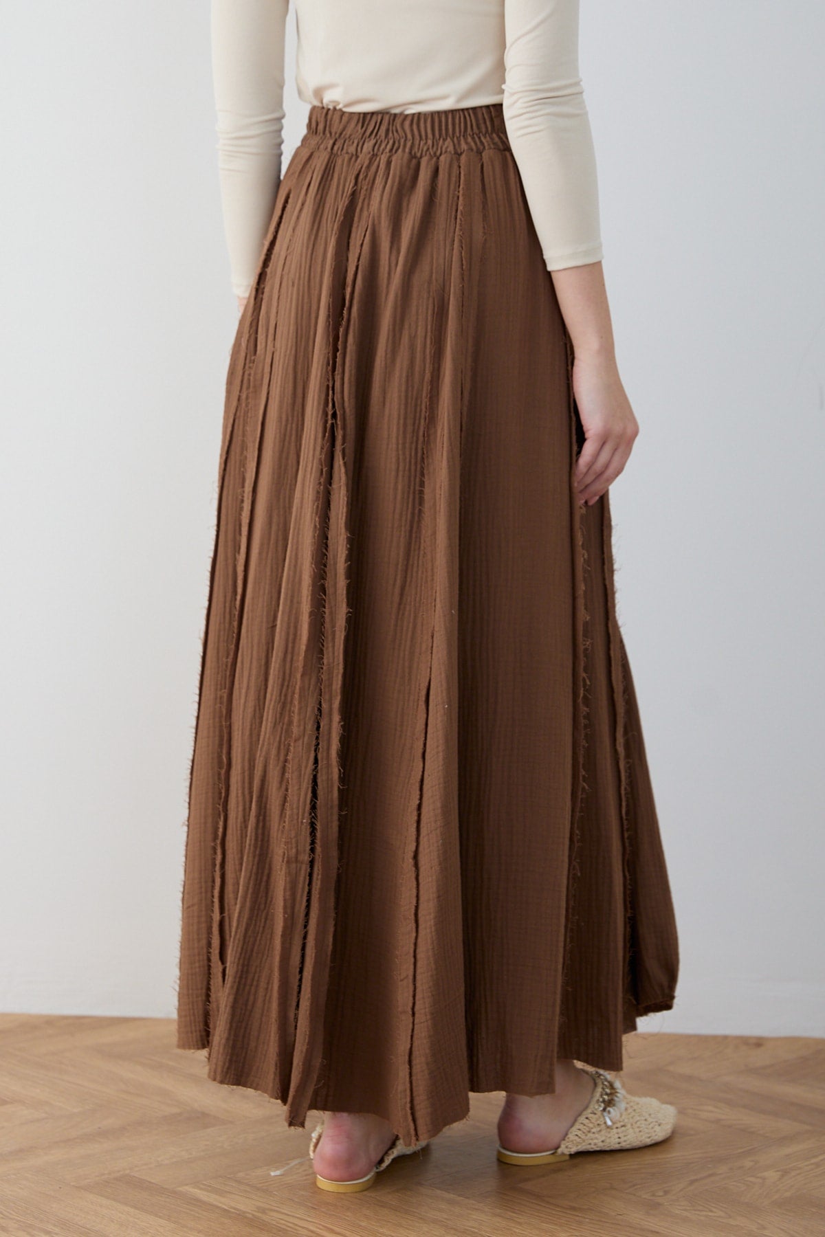Müslin Parçalı Etek 32-2850