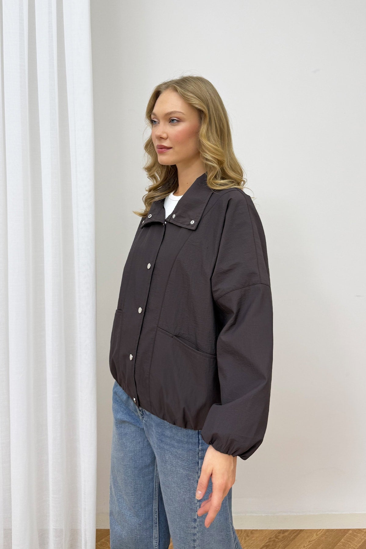 Çıtçıtlı Bomber Ceket 12-70207
