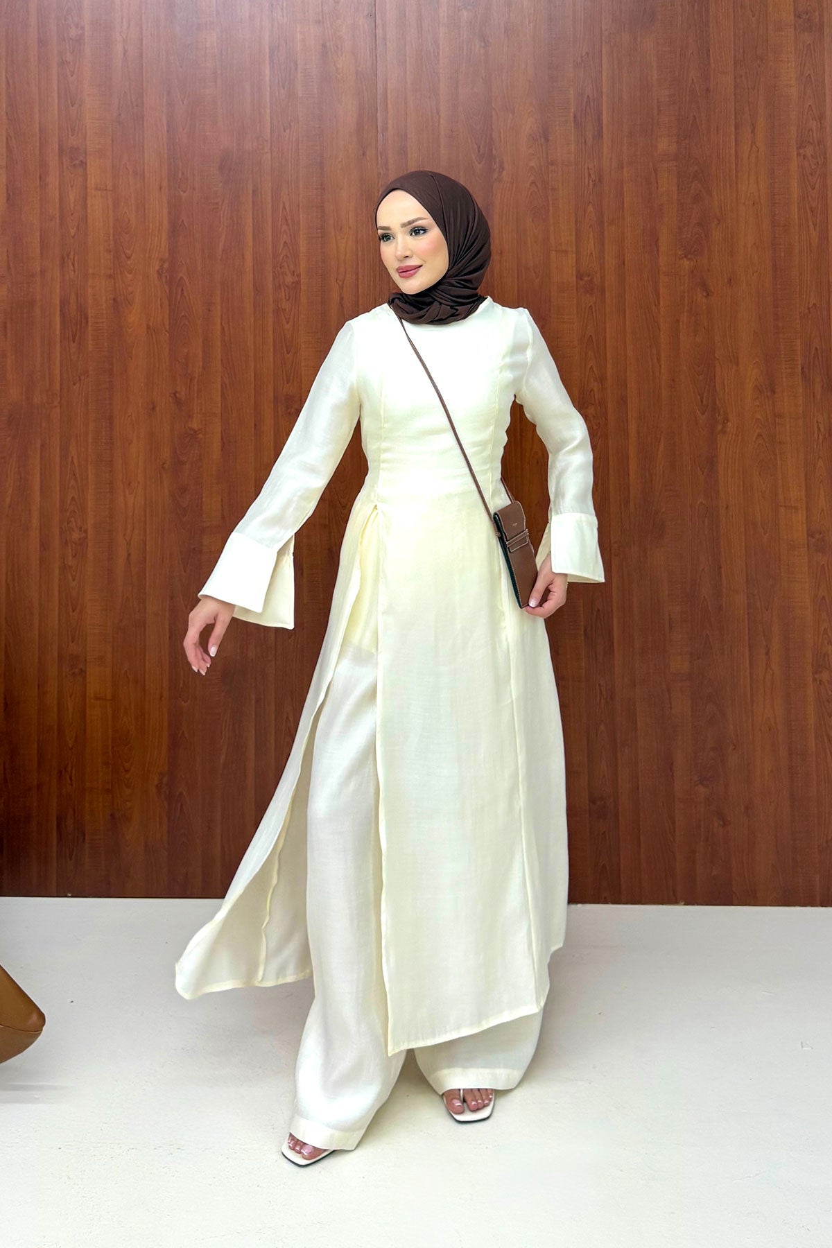 Yırtmaçlı Tunikli Takım 84-6095