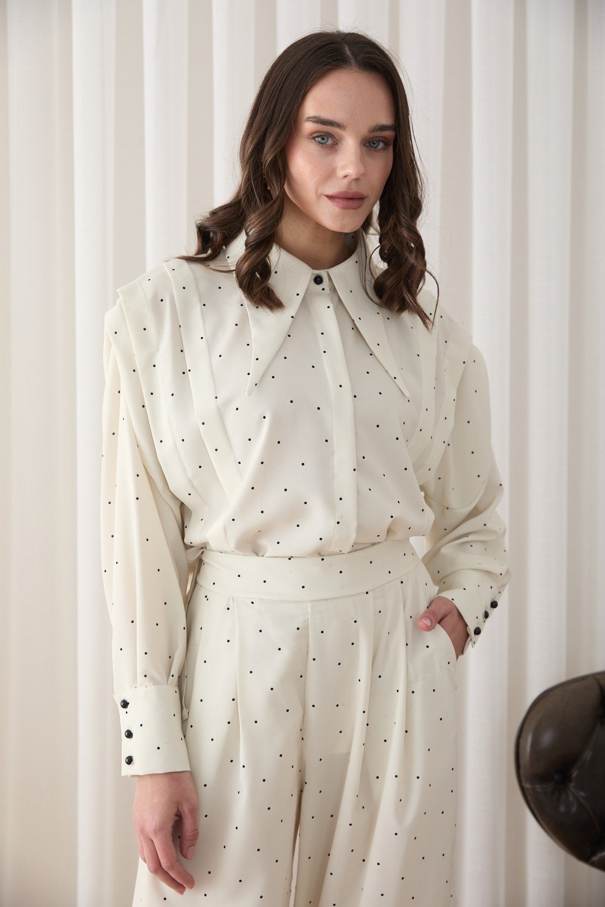Puantiye Pantolonlu Takım 32-2876