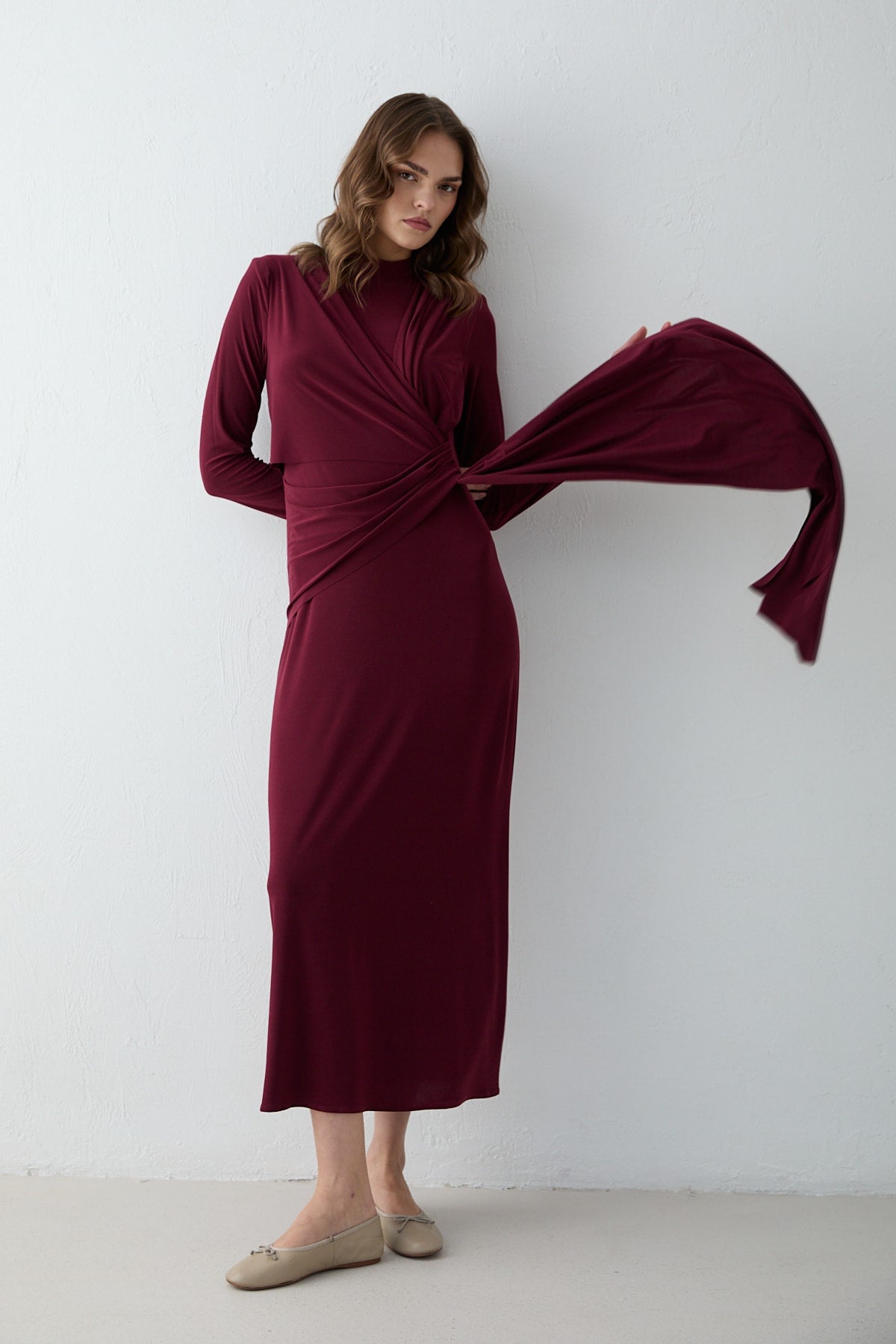 Detaylı Elbise 32-2697