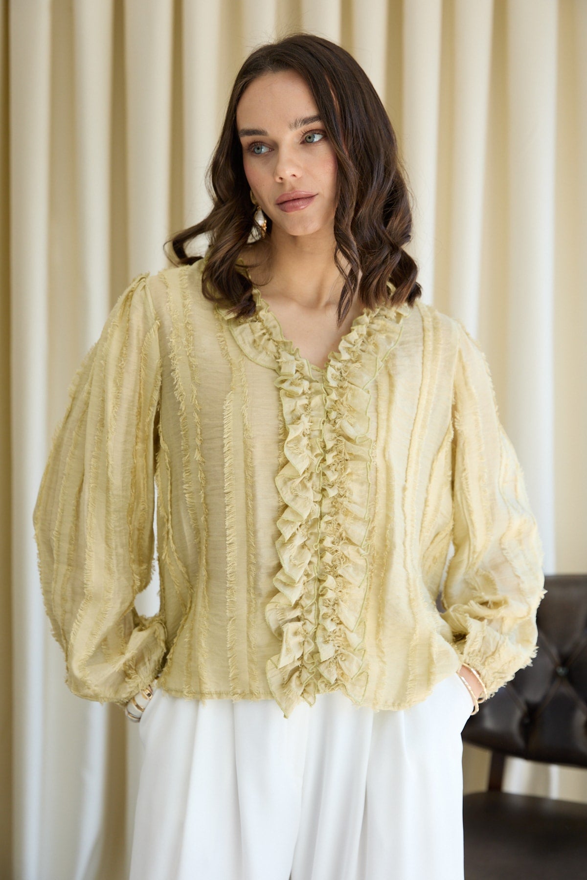 Fırfırlı Tunik 32-2870