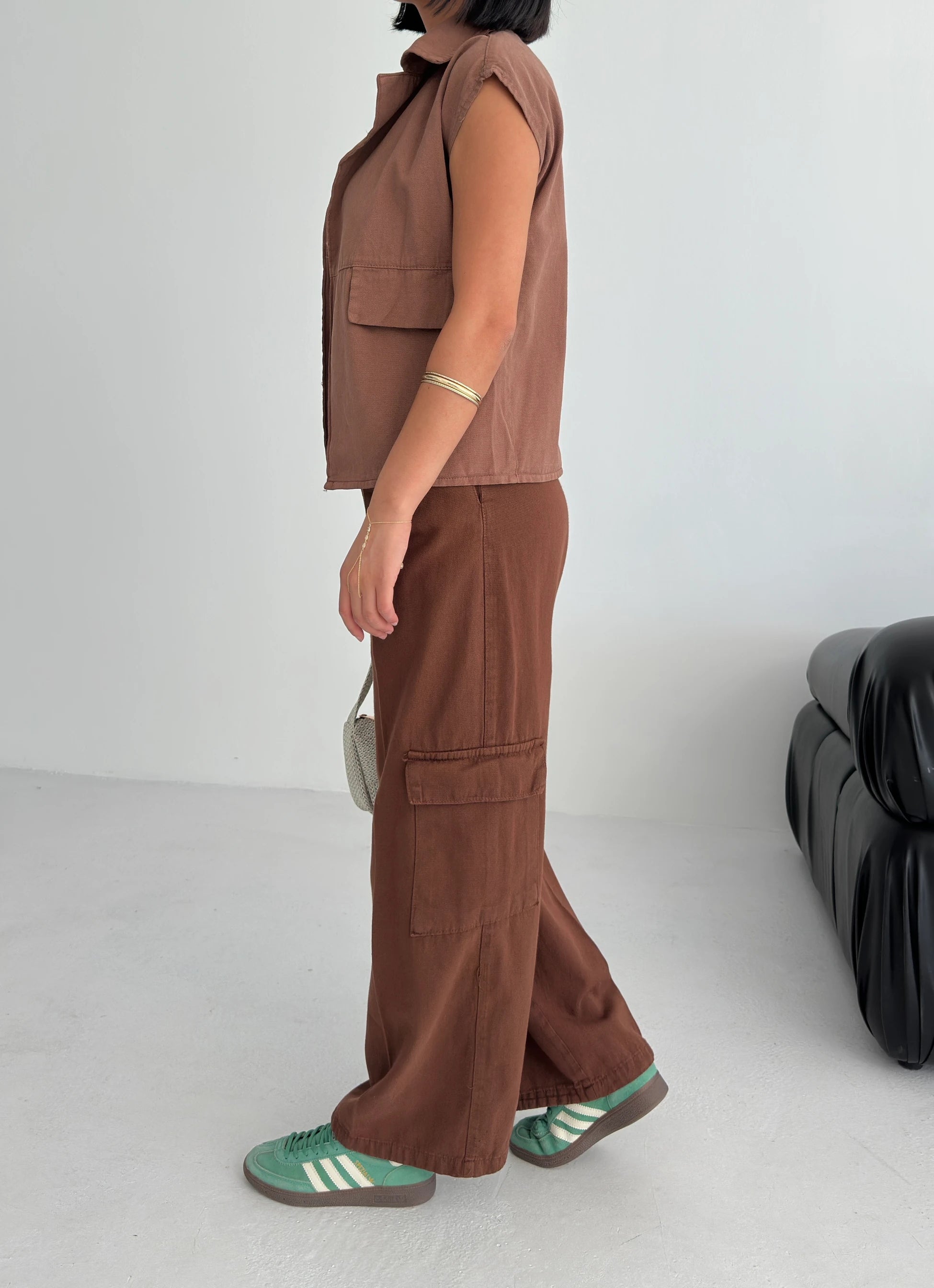 Gabardin Keten Yelek