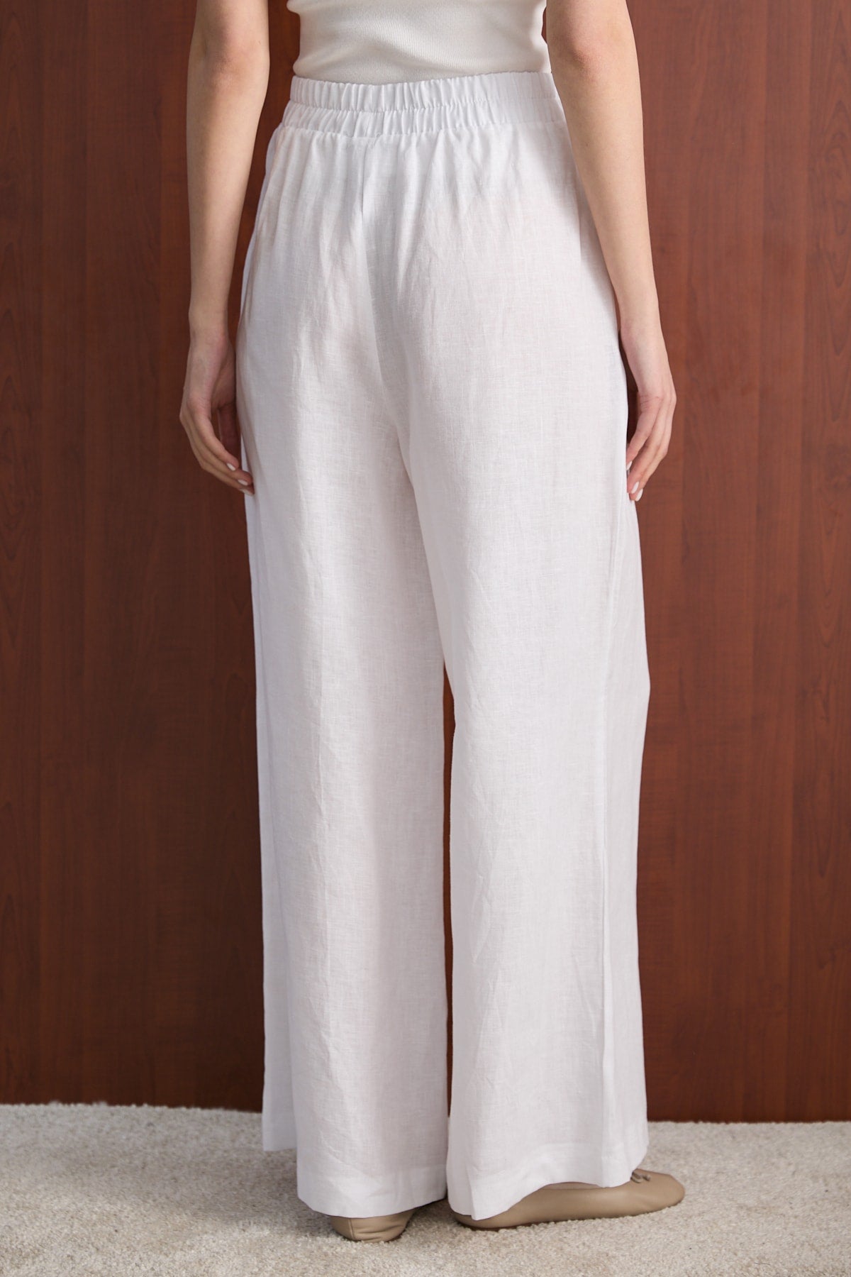 Keten Pantolon 32-2765-1 Kadın Pantolon