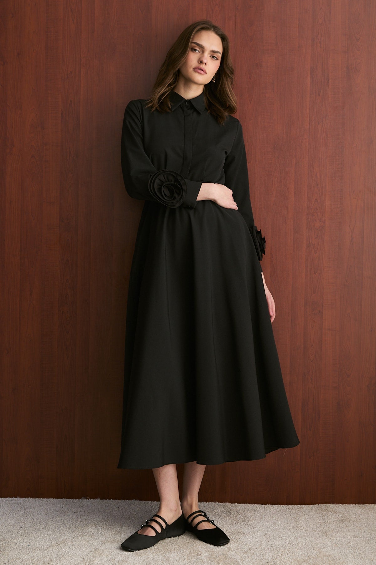 Poplin Elbise 32-2739