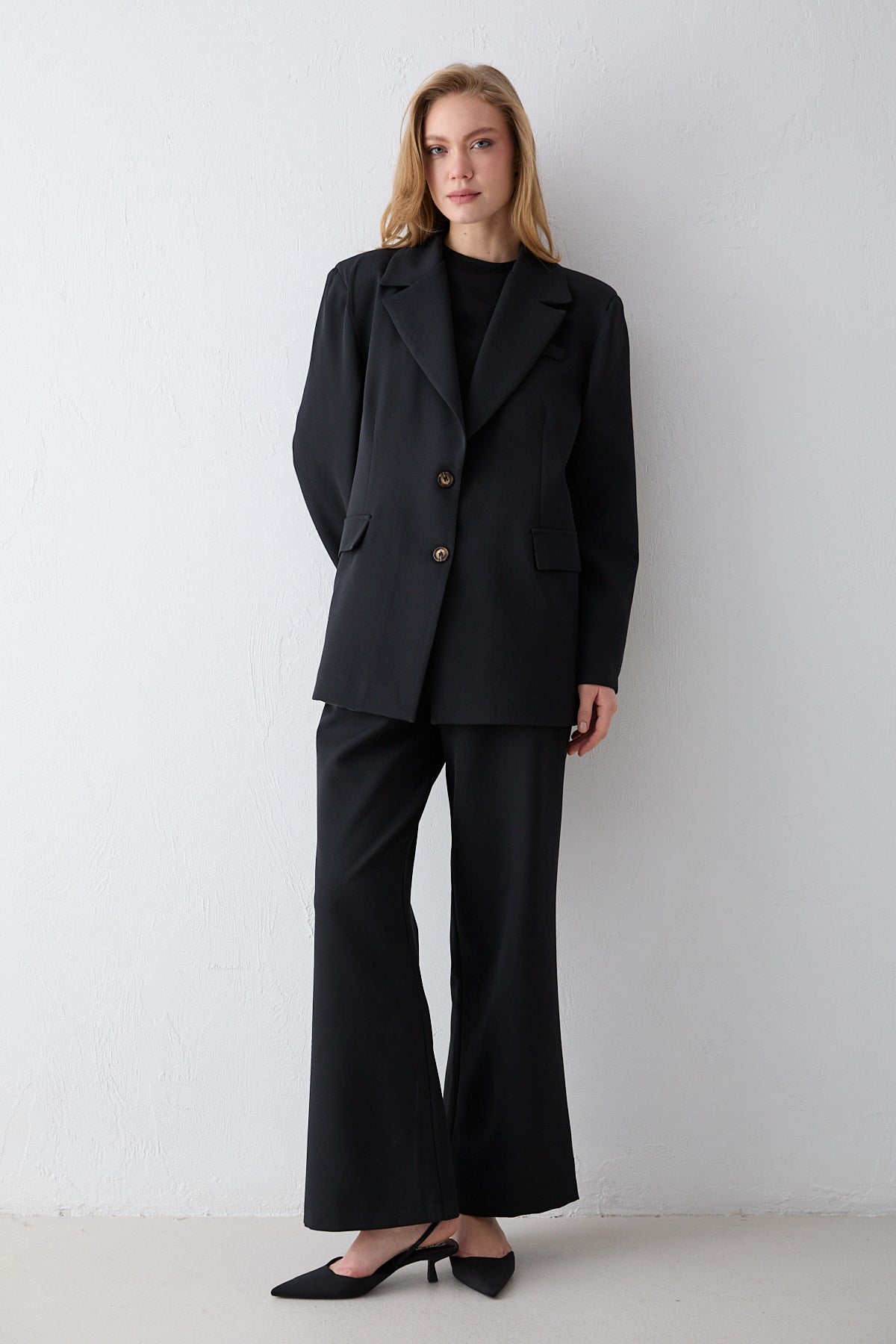 Oversize Ceketli Takım 32-2734