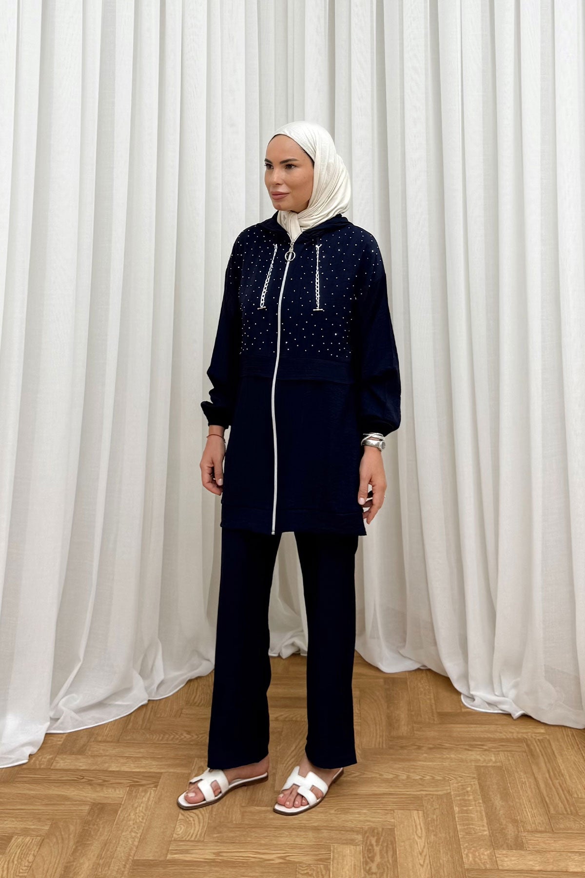 Rhinestone Sports Tracksuit 80-8224