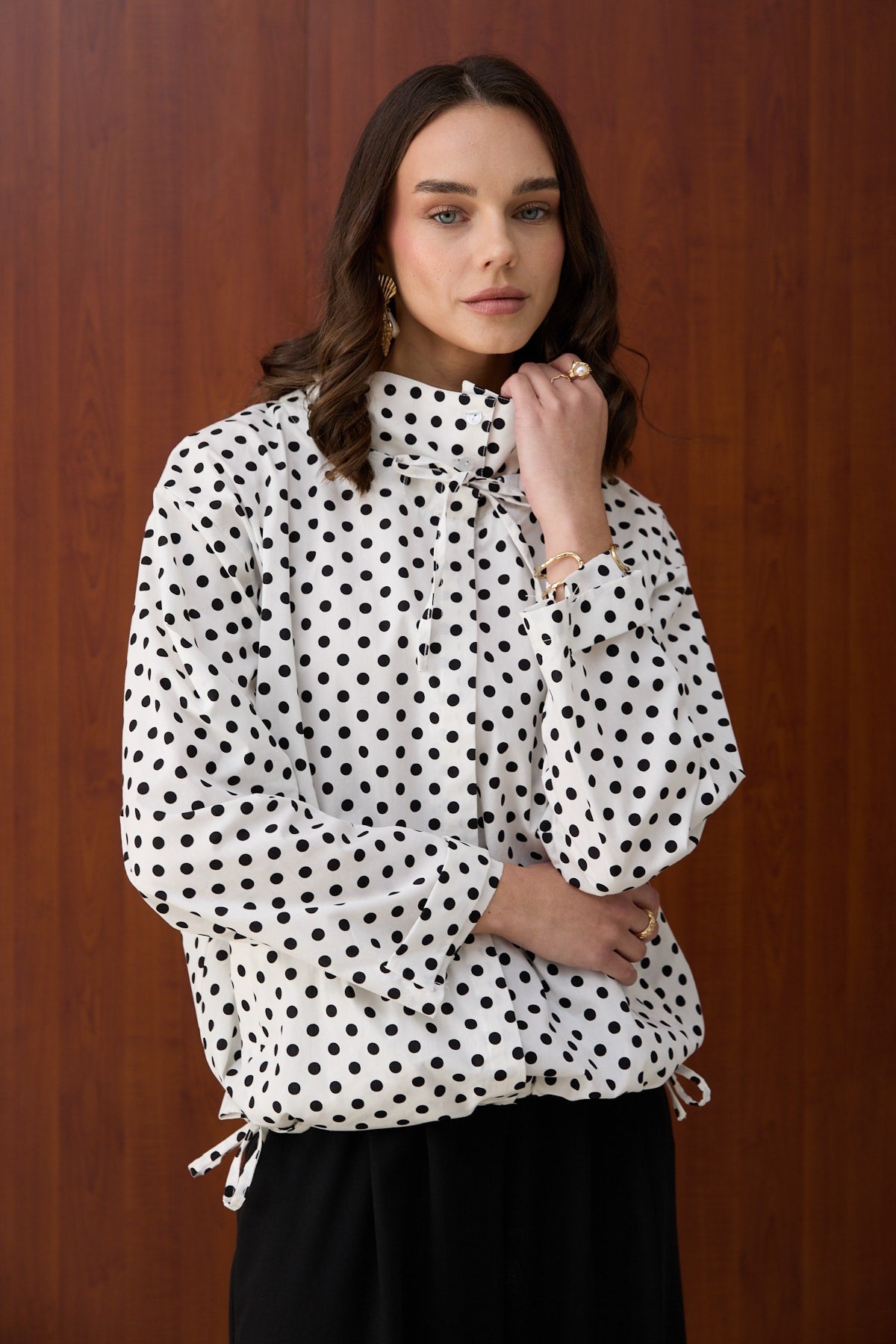 Puantiye Poplin Kap 32-2818