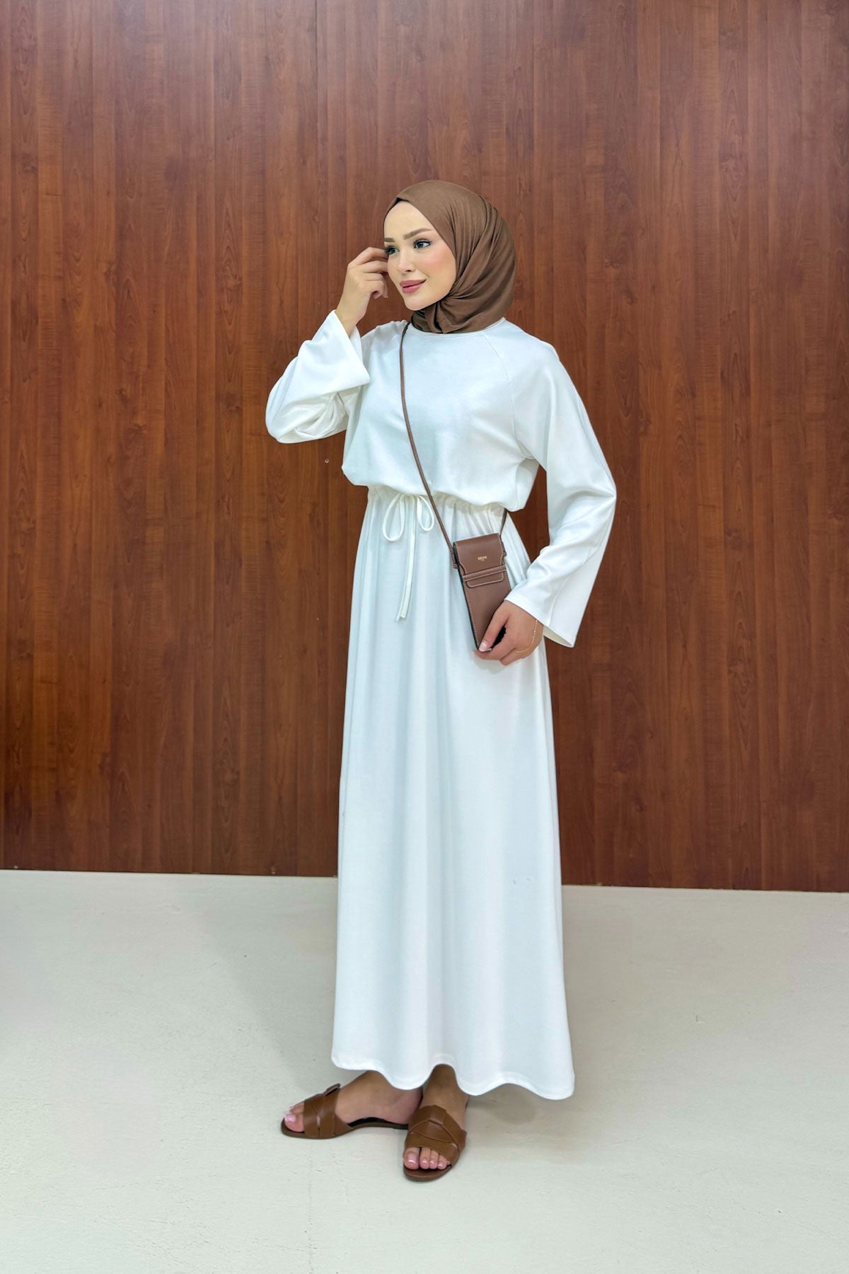 Örme Modal Elbise 68-6600