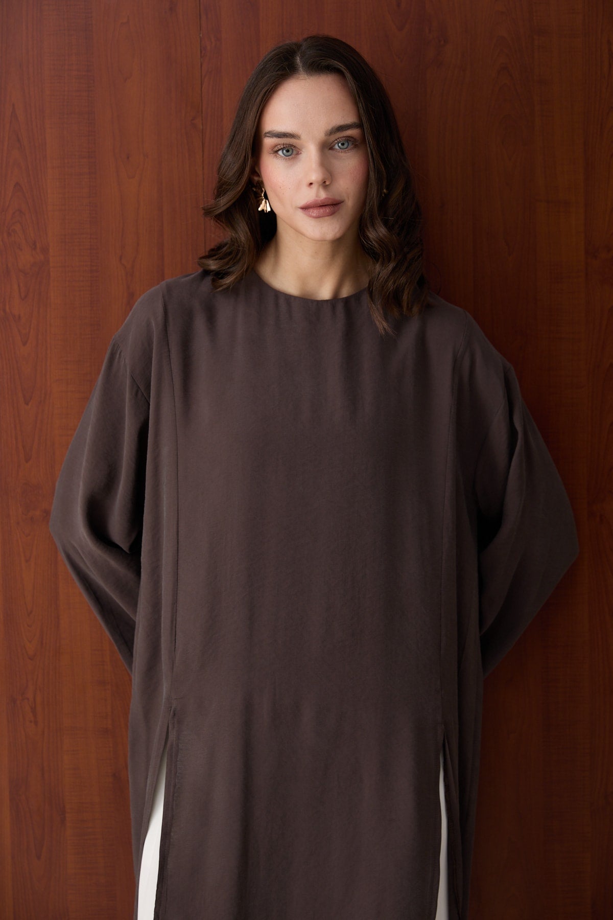 Yırtmaçlı Modal Tunik 32-2880