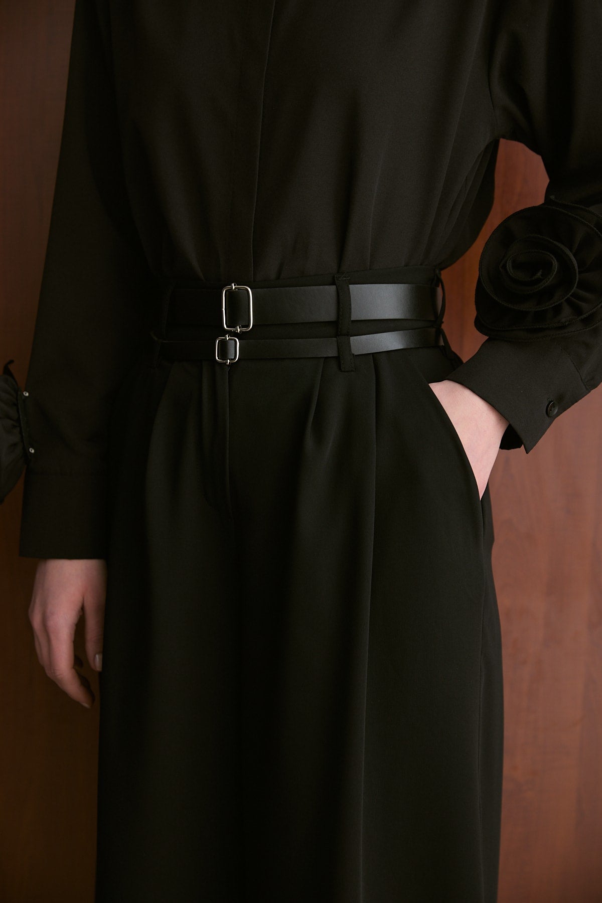 Çift Kemerli Pantolon 32-2740