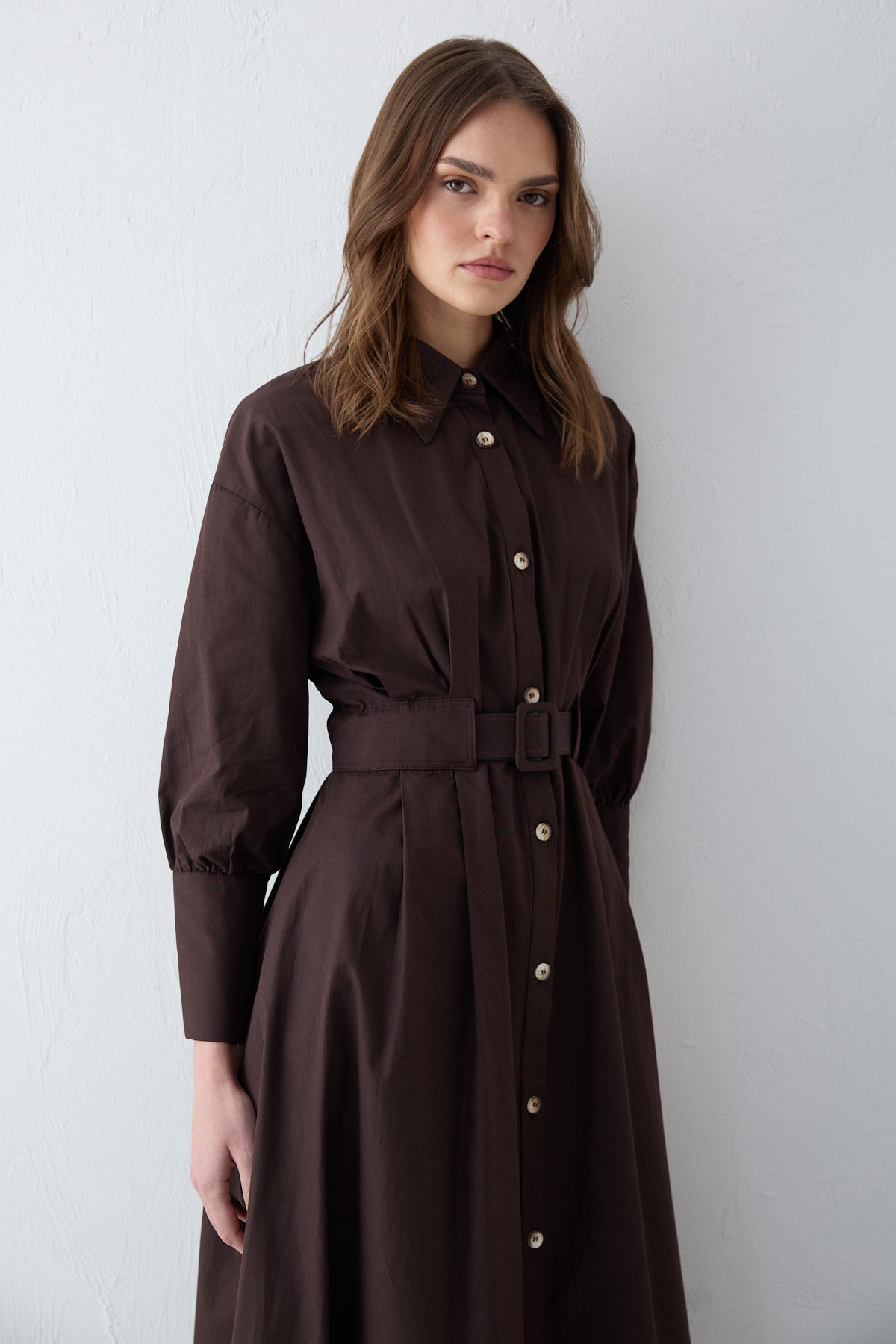 Poplin Elbise 32-2707