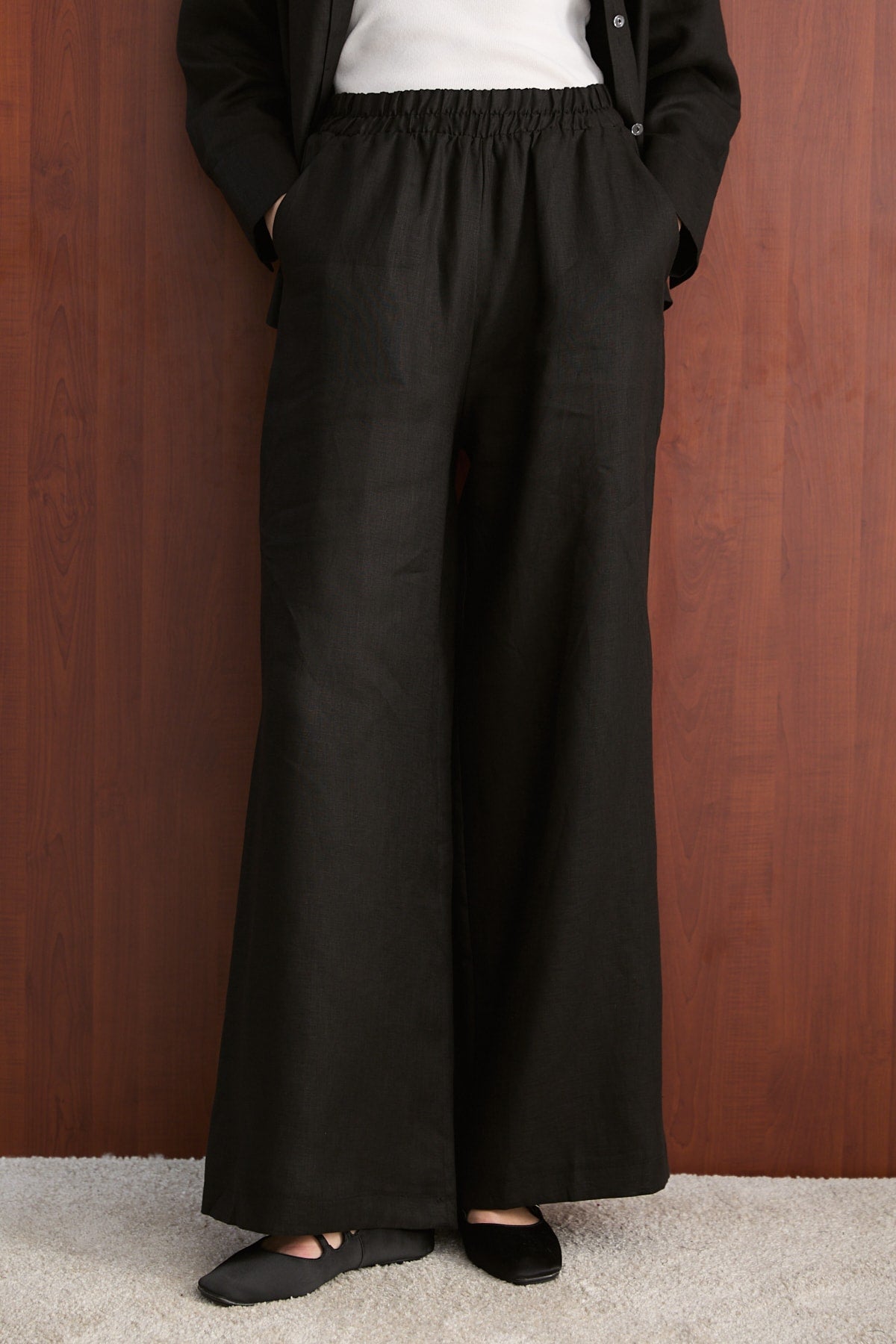 Keten Pantolon 32-2765-1 Kadın Pantolon
