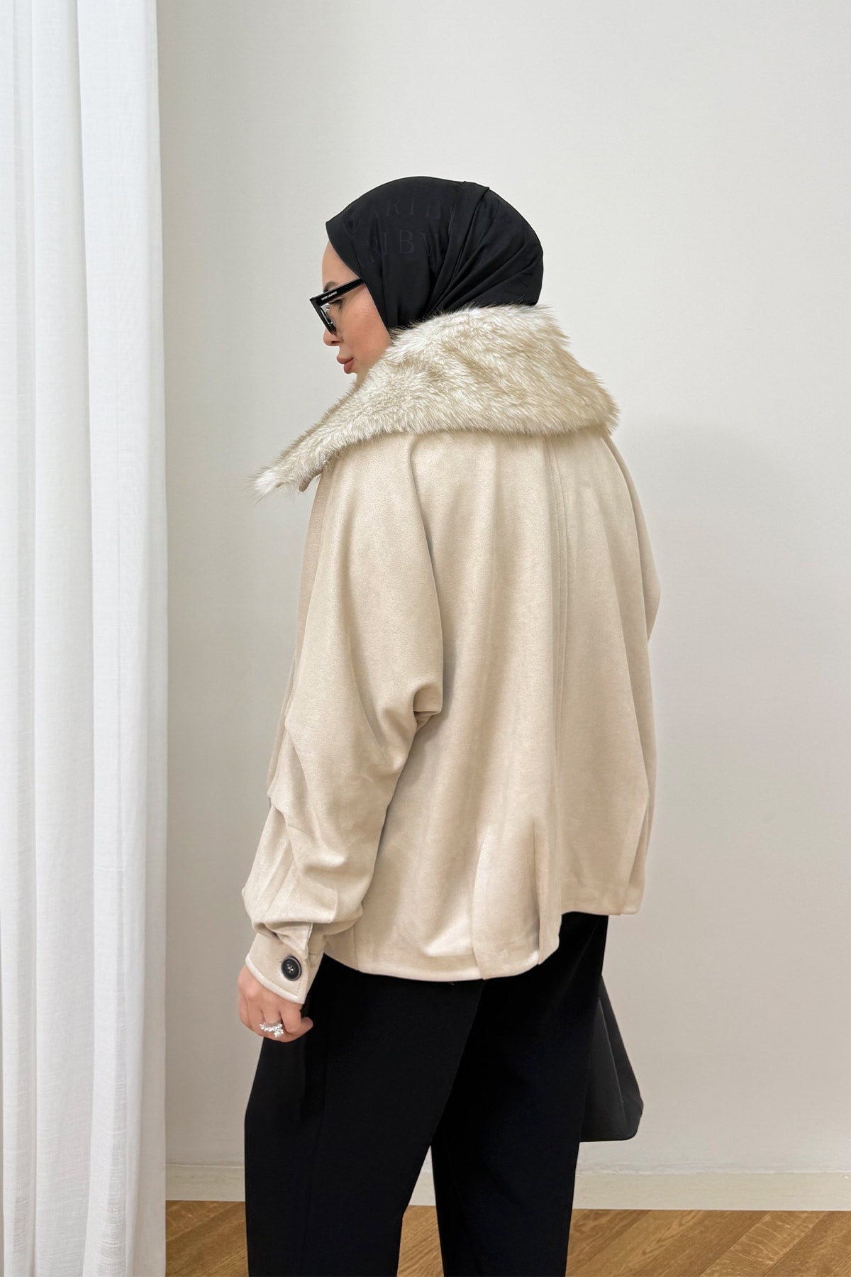 Süet Kürklü Mont 12-70212